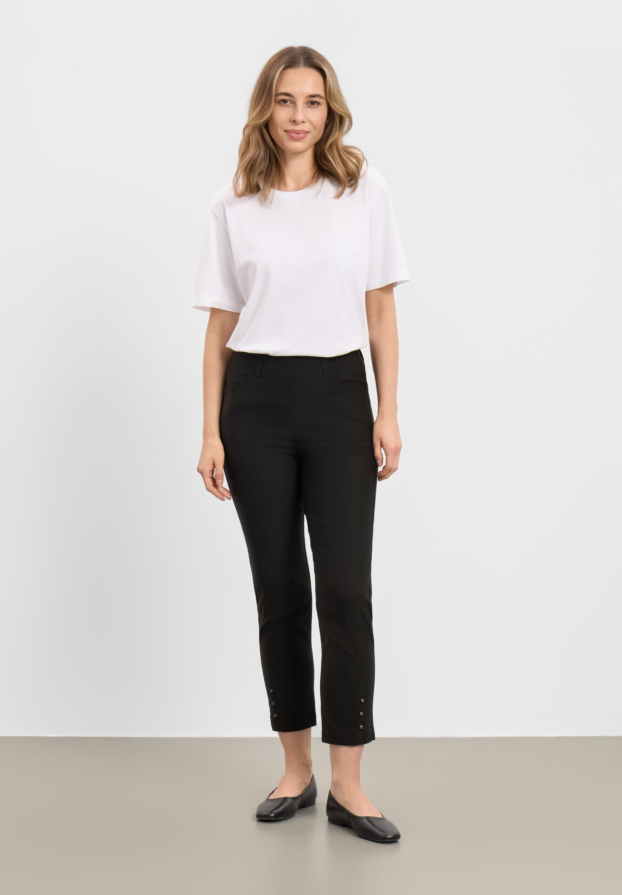 LAURIE Rose Regular - Cropped Regular Schwarz