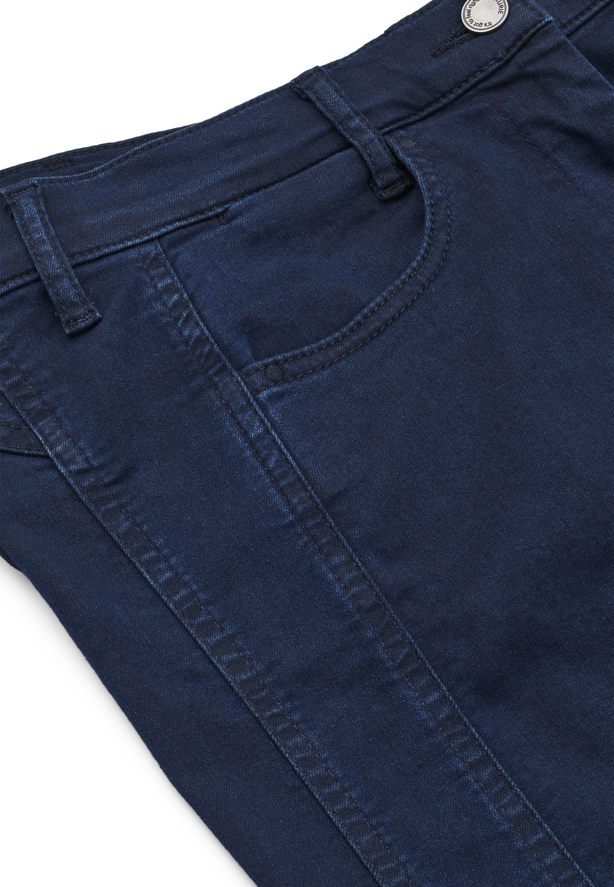 LAURIE Serene 5-pocket Loose - Medium Length Loose Dunkelblauer denim
