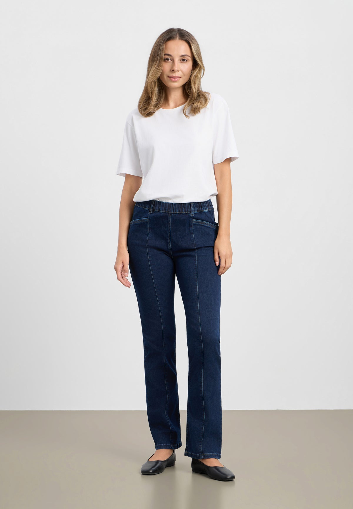 LAURIE Slender Rouge Regular - Medium Length Regular Dunkelblauer denim