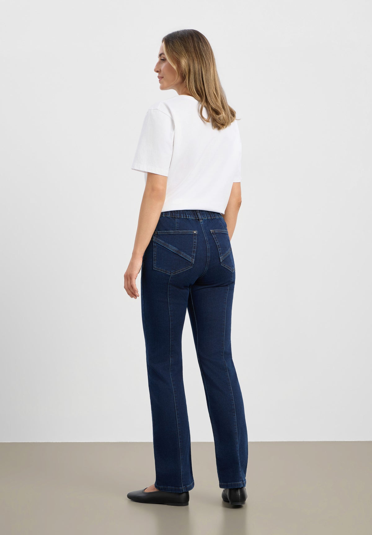 LAURIE Slender Rouge Regular - Medium Length Regular Dunkelblauer denim