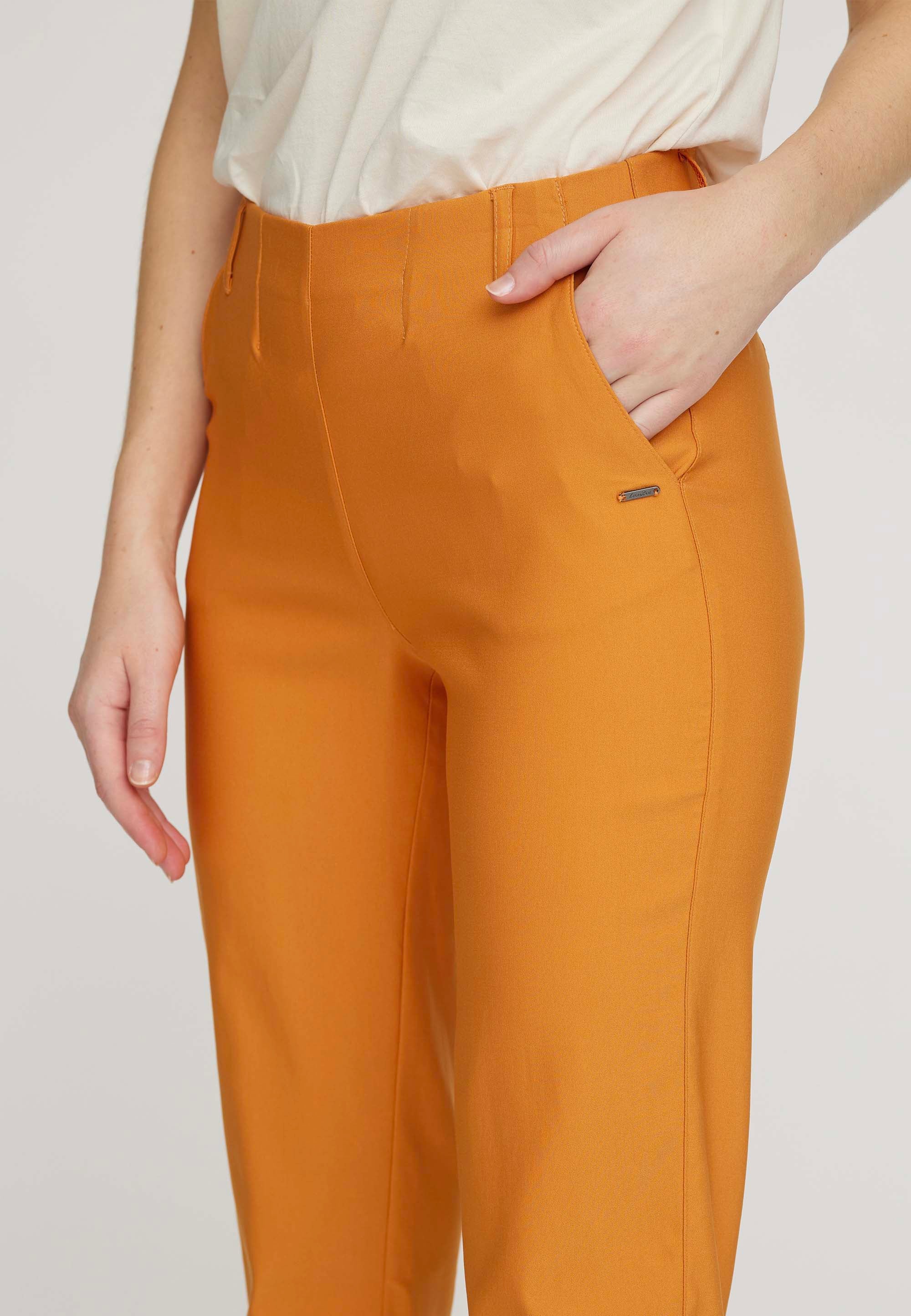 LAURIE Taylor Regular Cropped Regular Dunkle aprikose