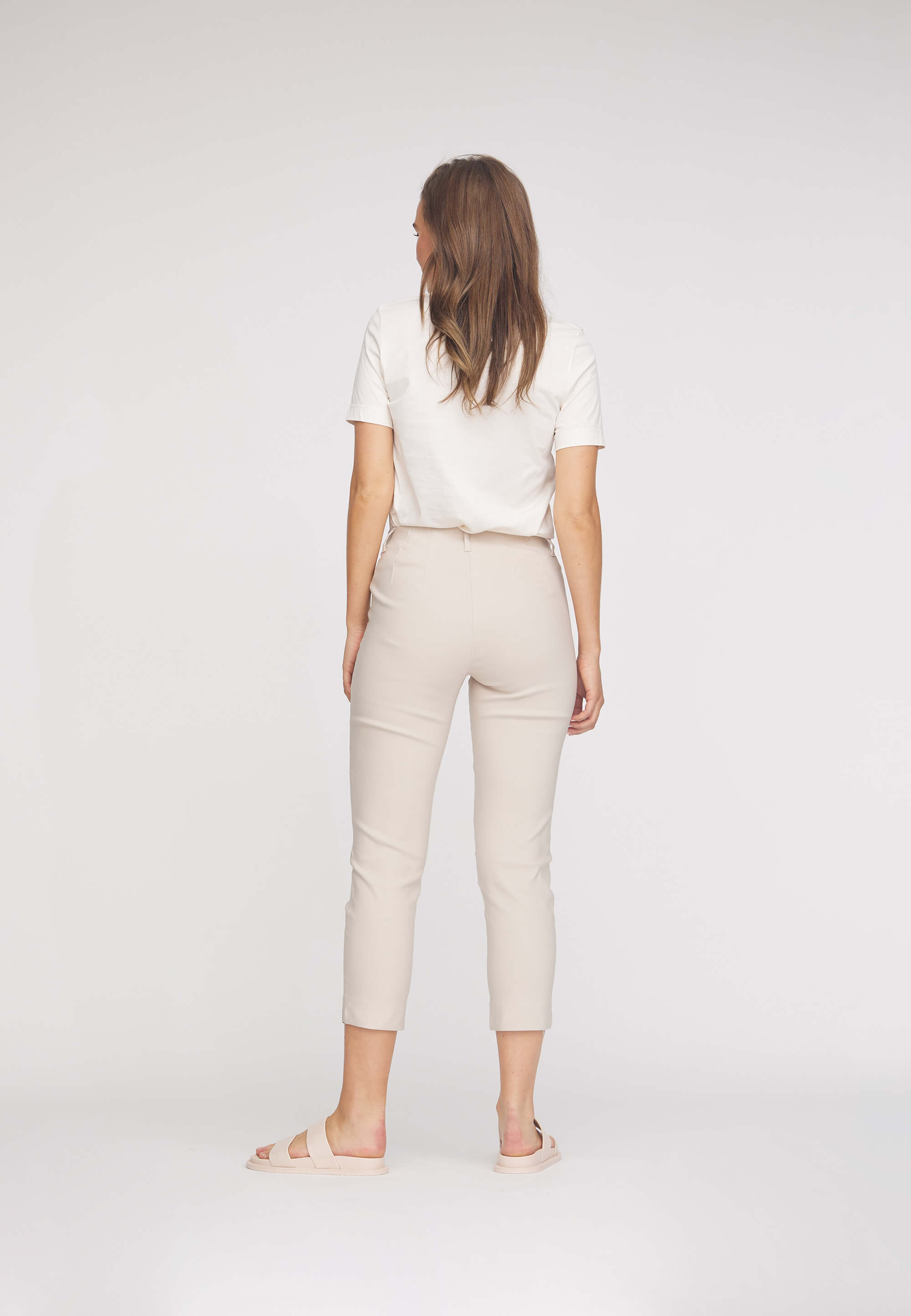 LAURIE Taylor Regular Cropped Regular Grau sand