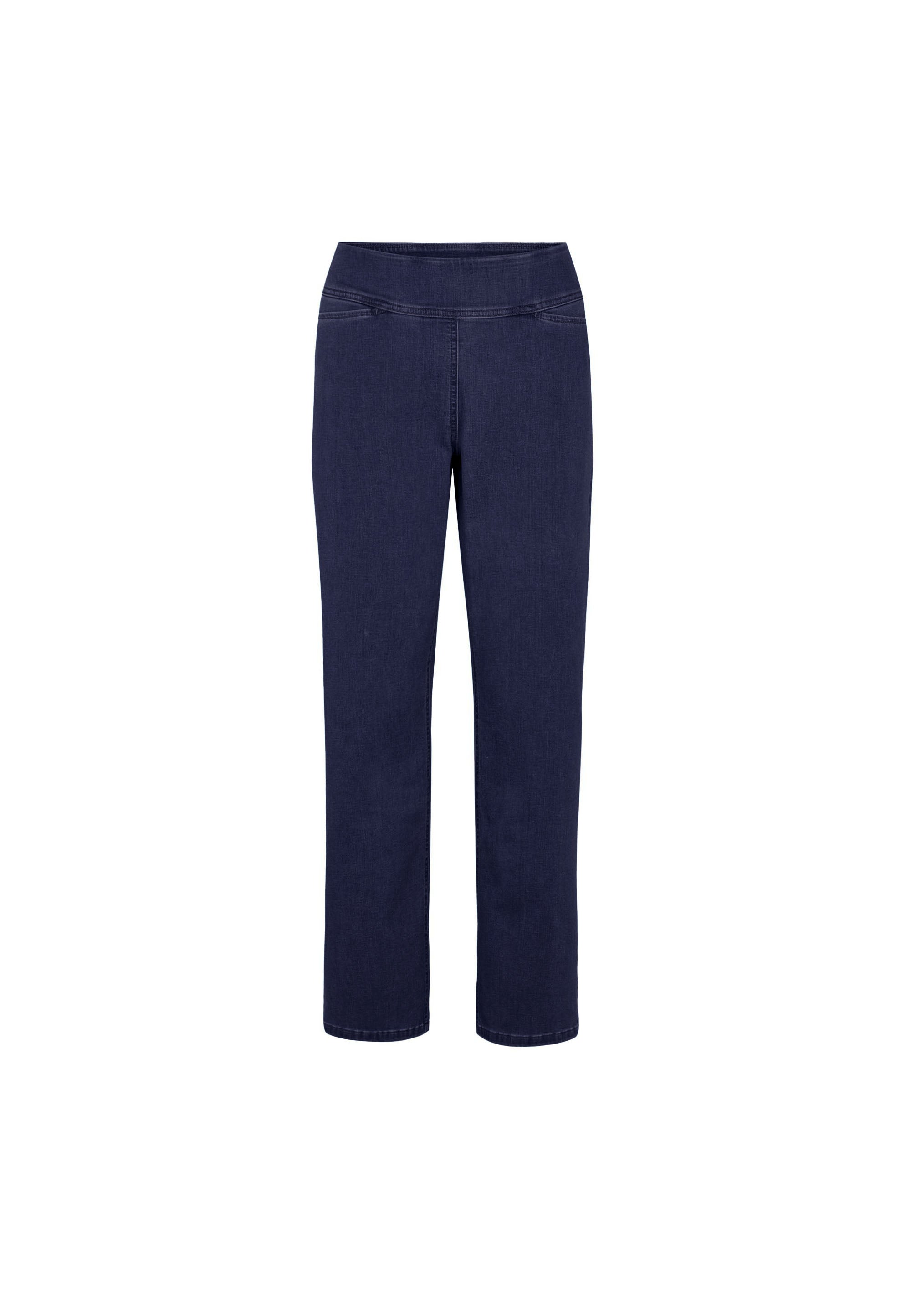 LAURIE Thea Straight - Medium Length Straight Dunkelblauer denim