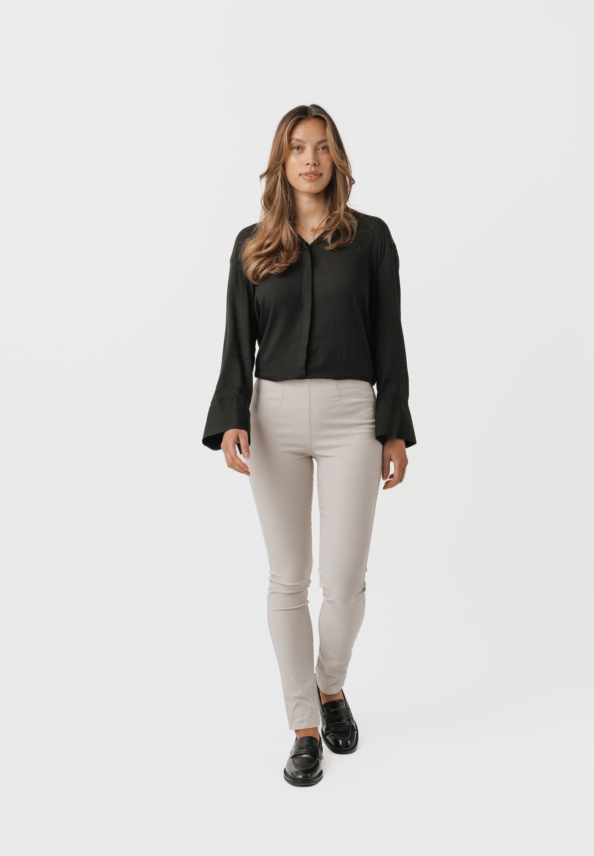 LAURIE Vicky Slim - Medium Length Slim Grau sand