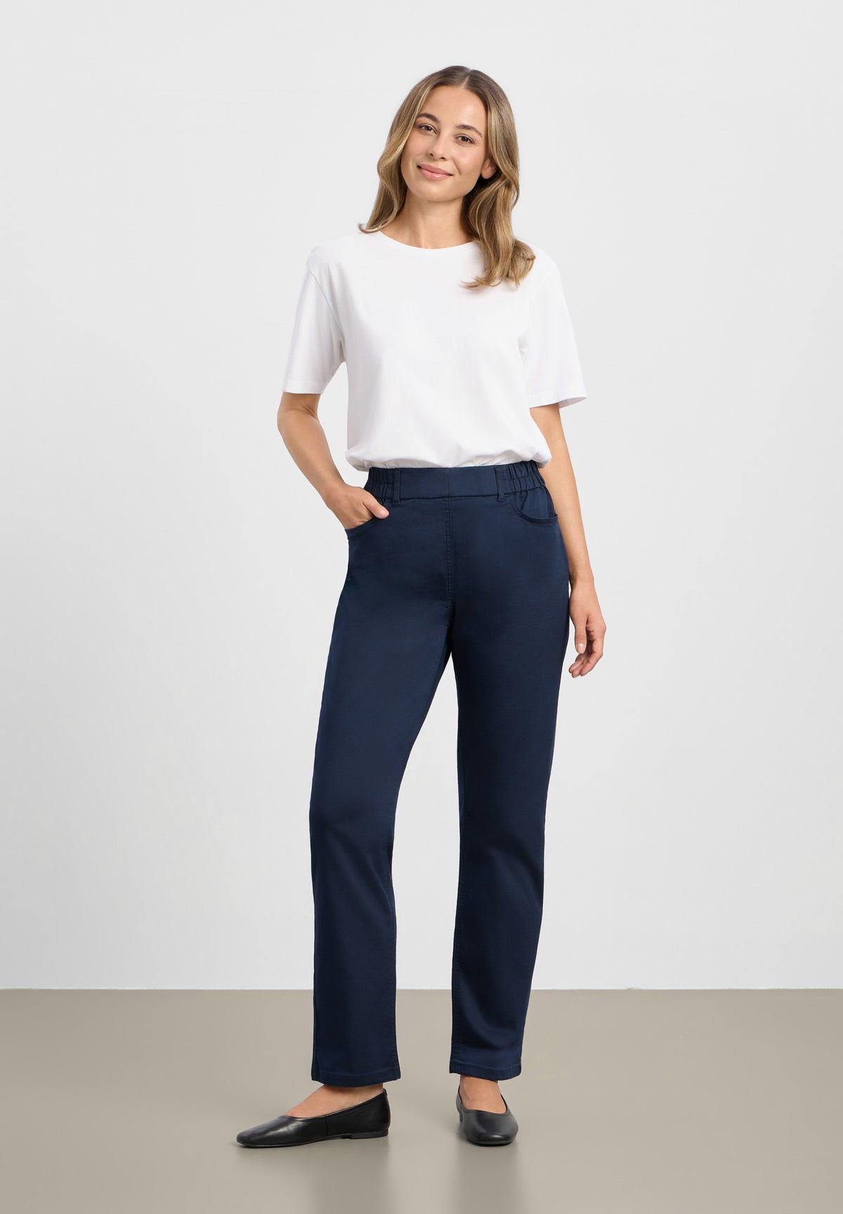 LAURIE Violet Relaxed - Medium Length Relaxed Marine