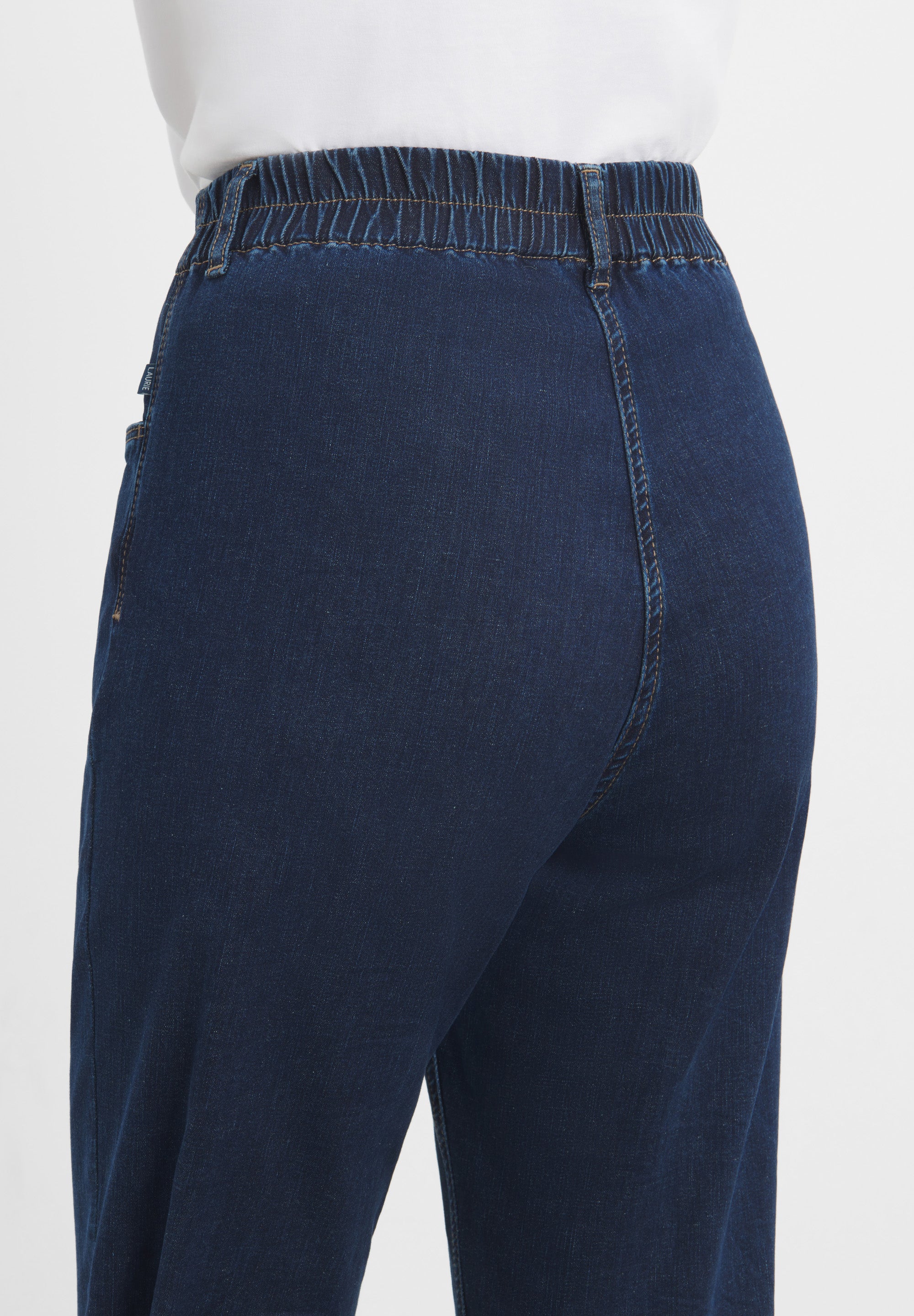 LAURIE Violet Relaxed - Medium Length Relaxed Dunkelblauer denim