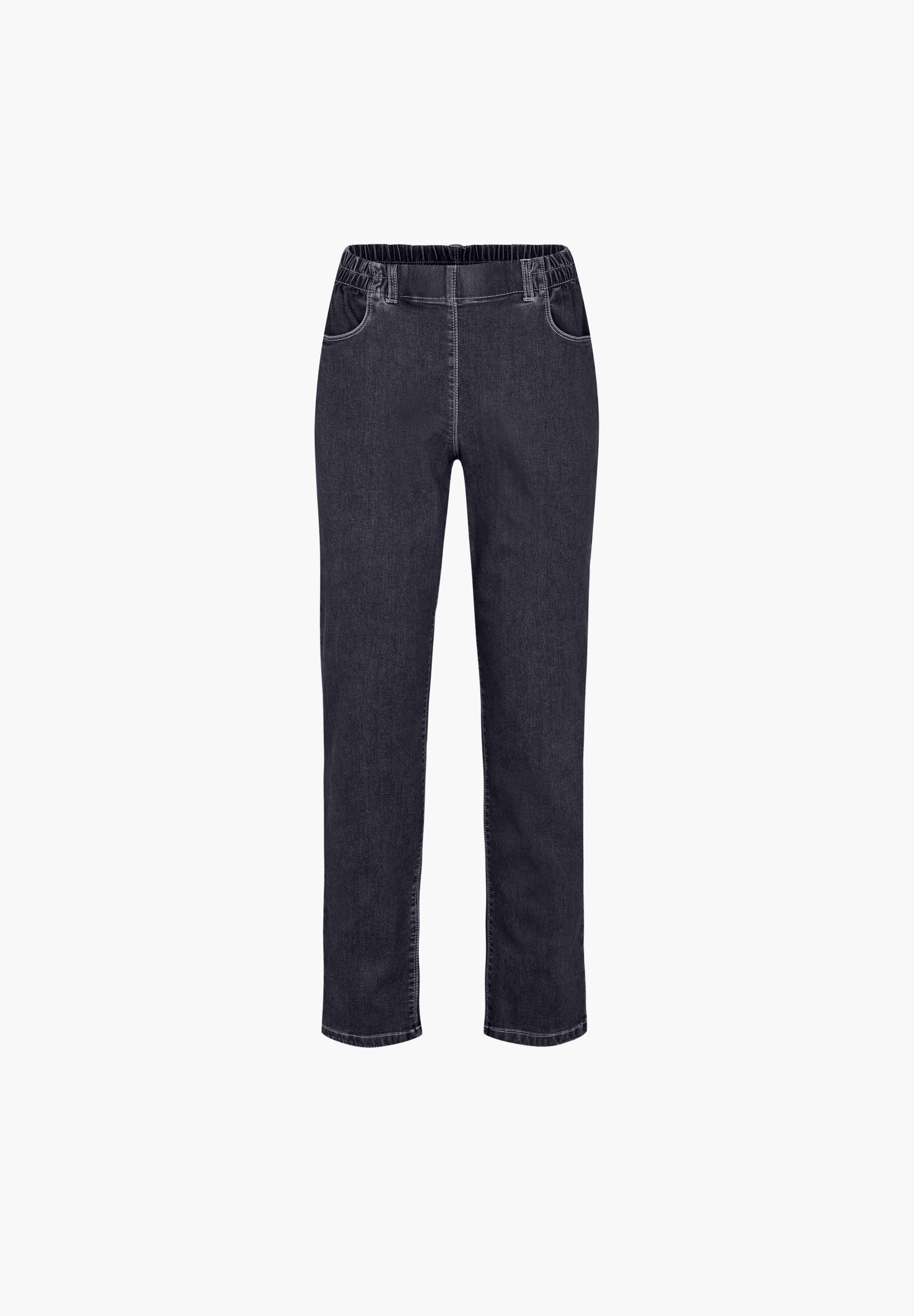 LAURIE Violet Relaxed - Medium Length Relaxed Dunkelblauer denim