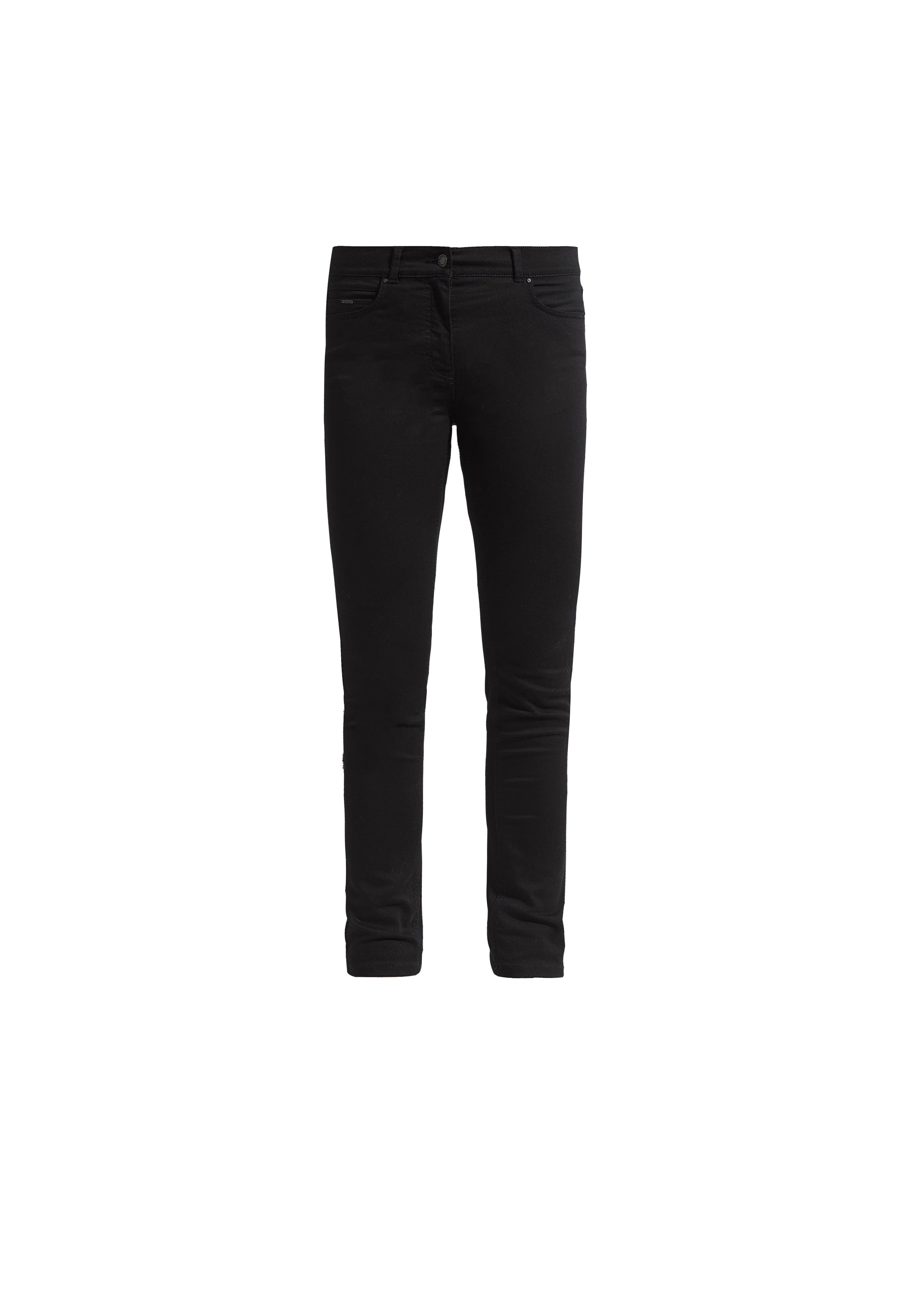 LAURIE Agatha Slim - Short Length Slim Schwarzer denim gewaschen