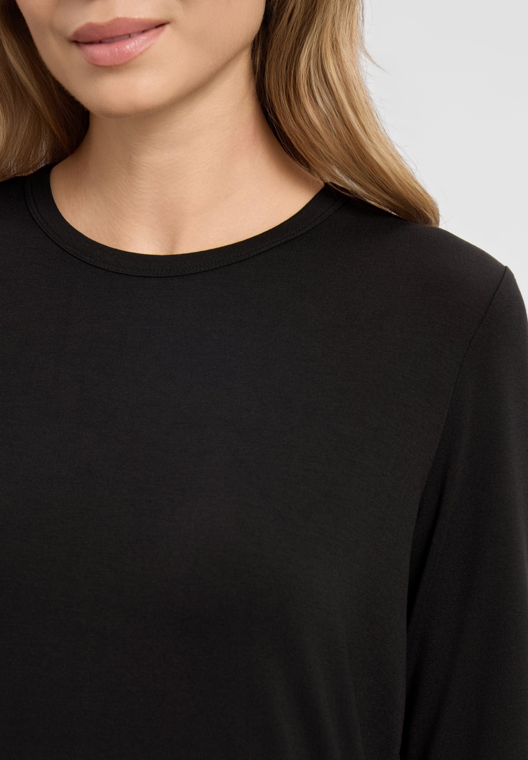 LAURIE Amanda T-Shirt - Long Sleeve T-Shirts Schwarz