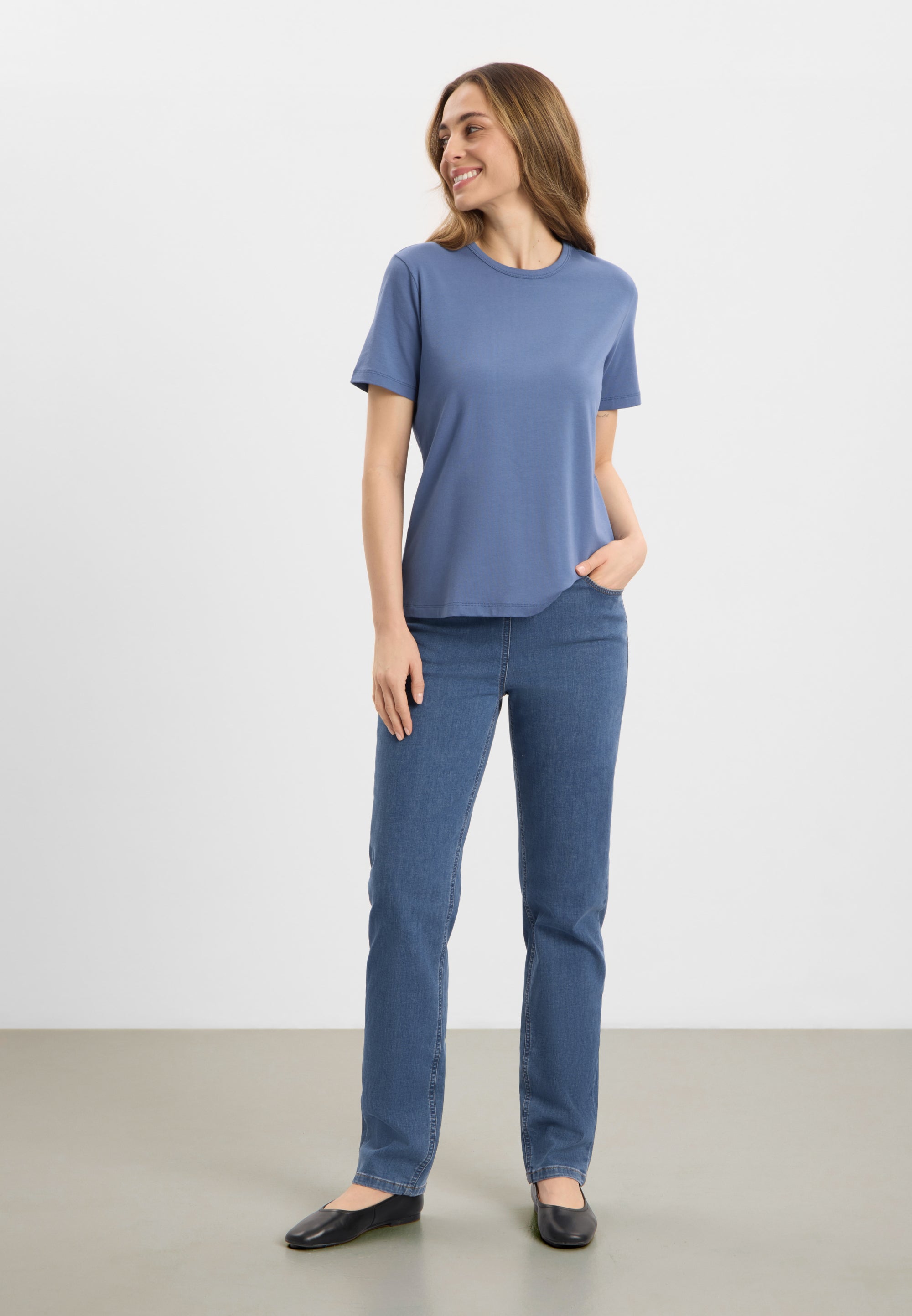 LAURIE Amanda T-Shirt SS Regular 44000 Blue