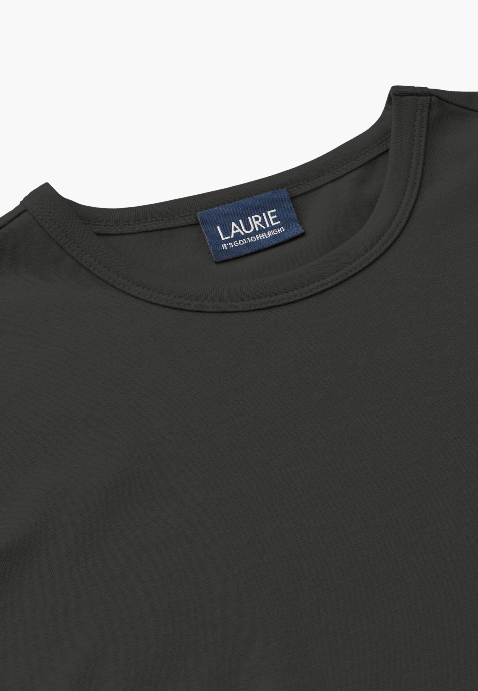 LAURIE Amanda T-Shirt SS T-Shirts Schwarz
