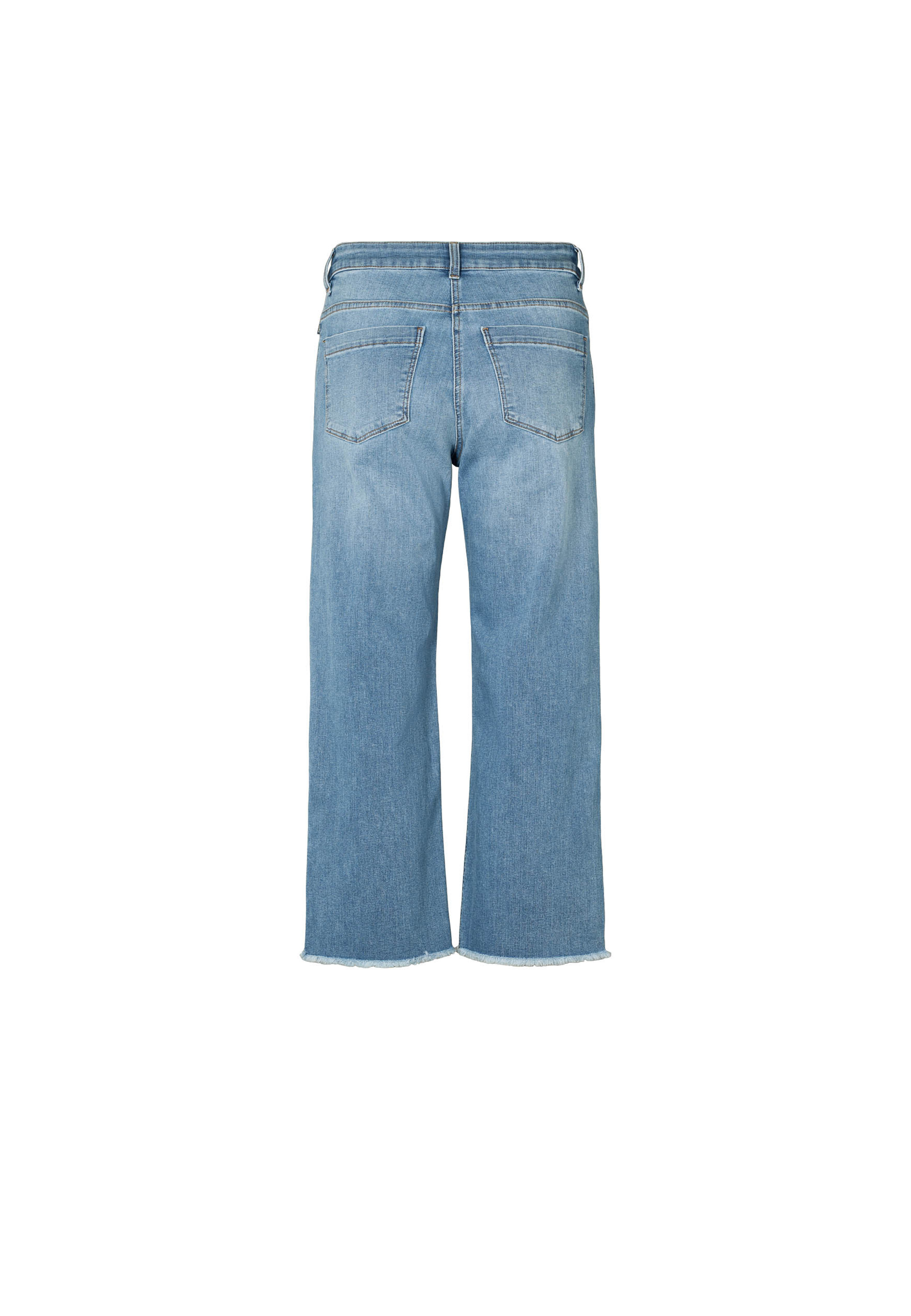 LAURIE Amelia Raw Straight Cropped Straight 40399 Washed blue denim
