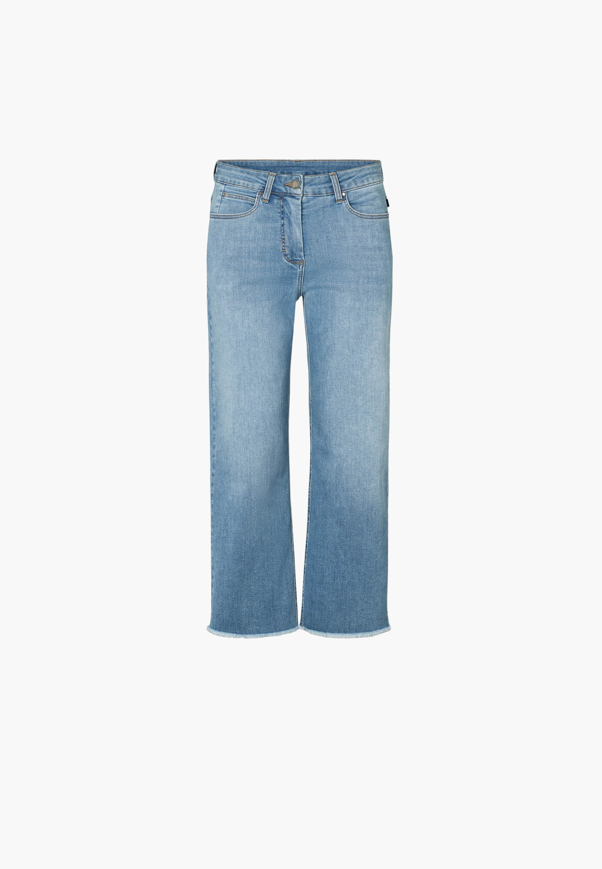 LAURIE Amelia Raw Straight Cropped Straight 40399 Washed blue denim