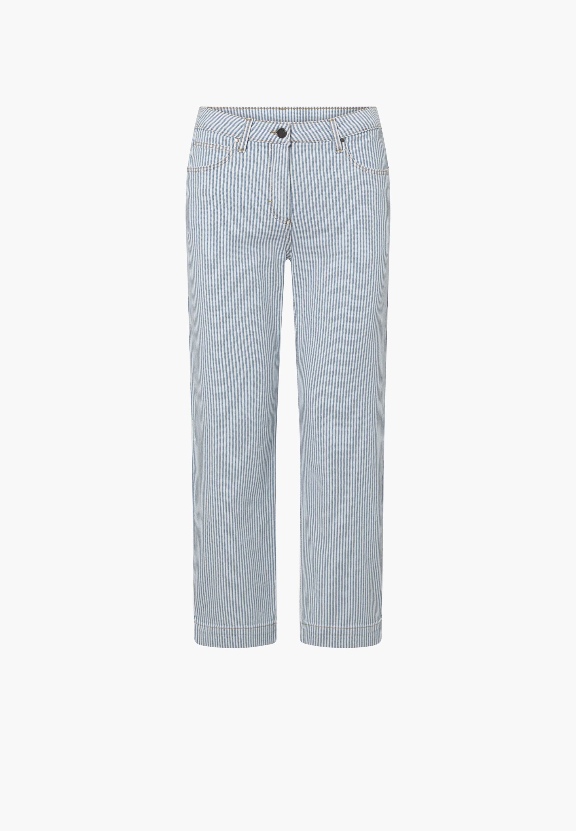 LAURIE Amelia Slit Straight CL Straight 10044 White blue stripe