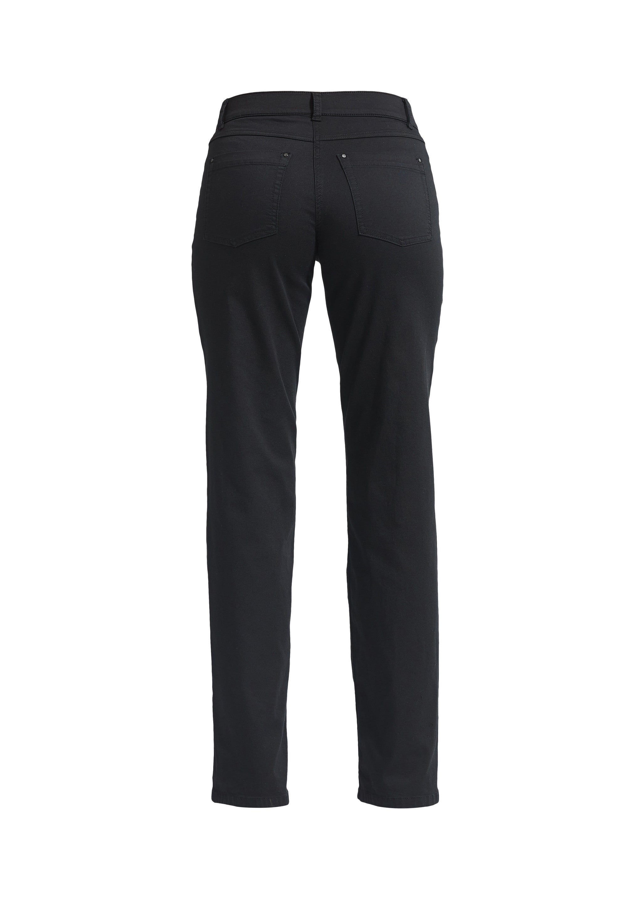LAURIE Amelia Straight - Long Length Trousers STRAIGHT Schwarz