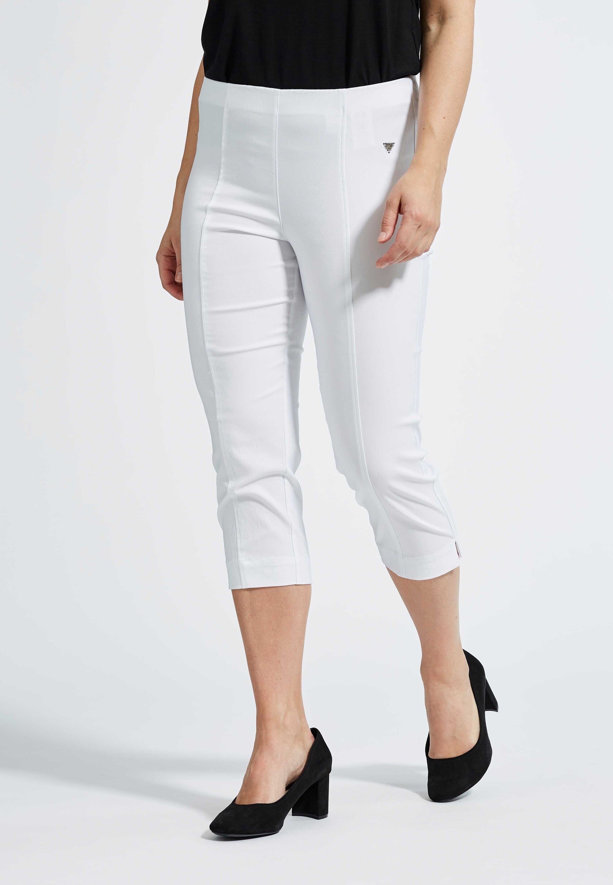 LAURIE Aubrey Slim Capri Slim Weiss