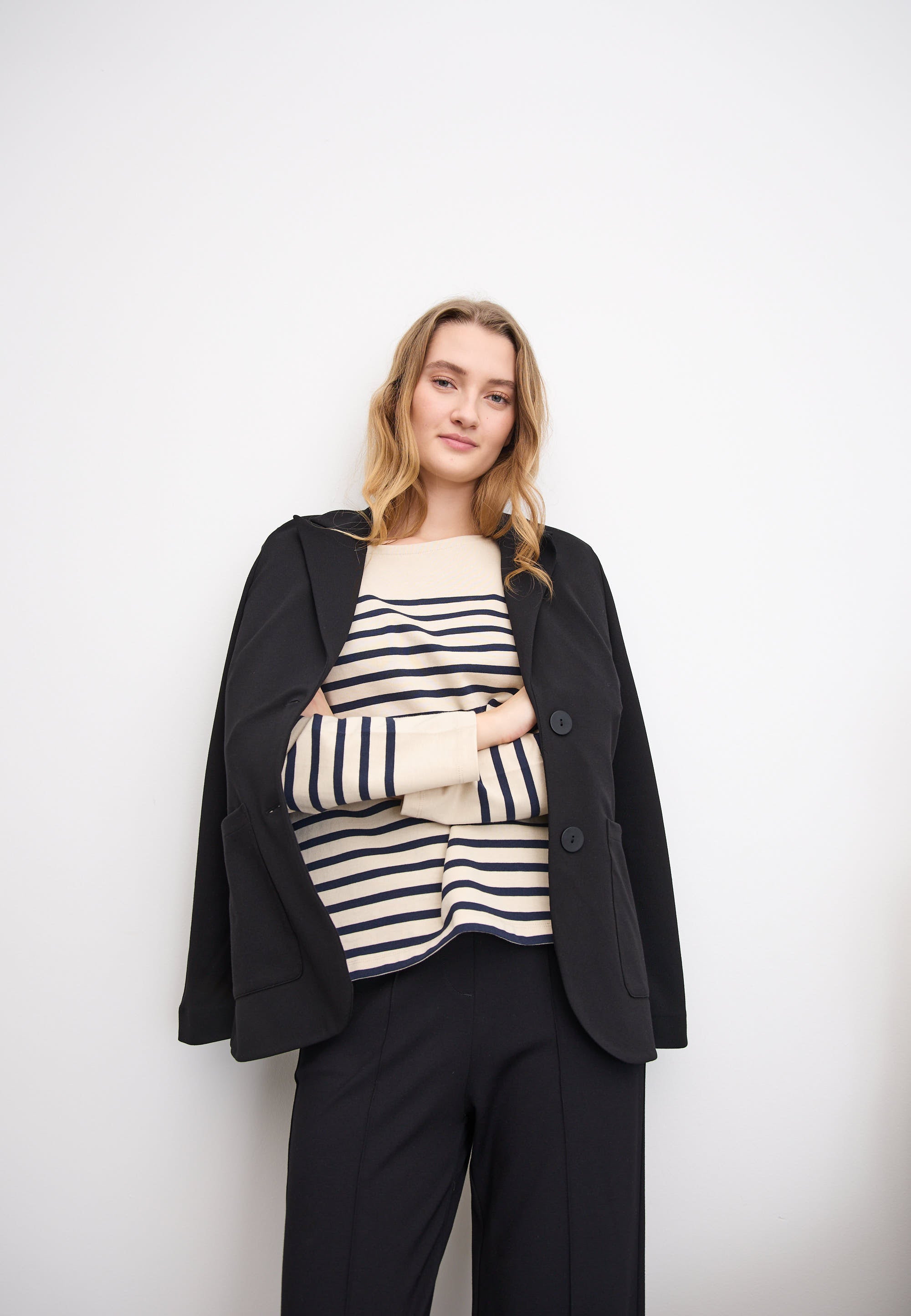 LAURIE  Britt Blazer 68cm Jackets Schwarz