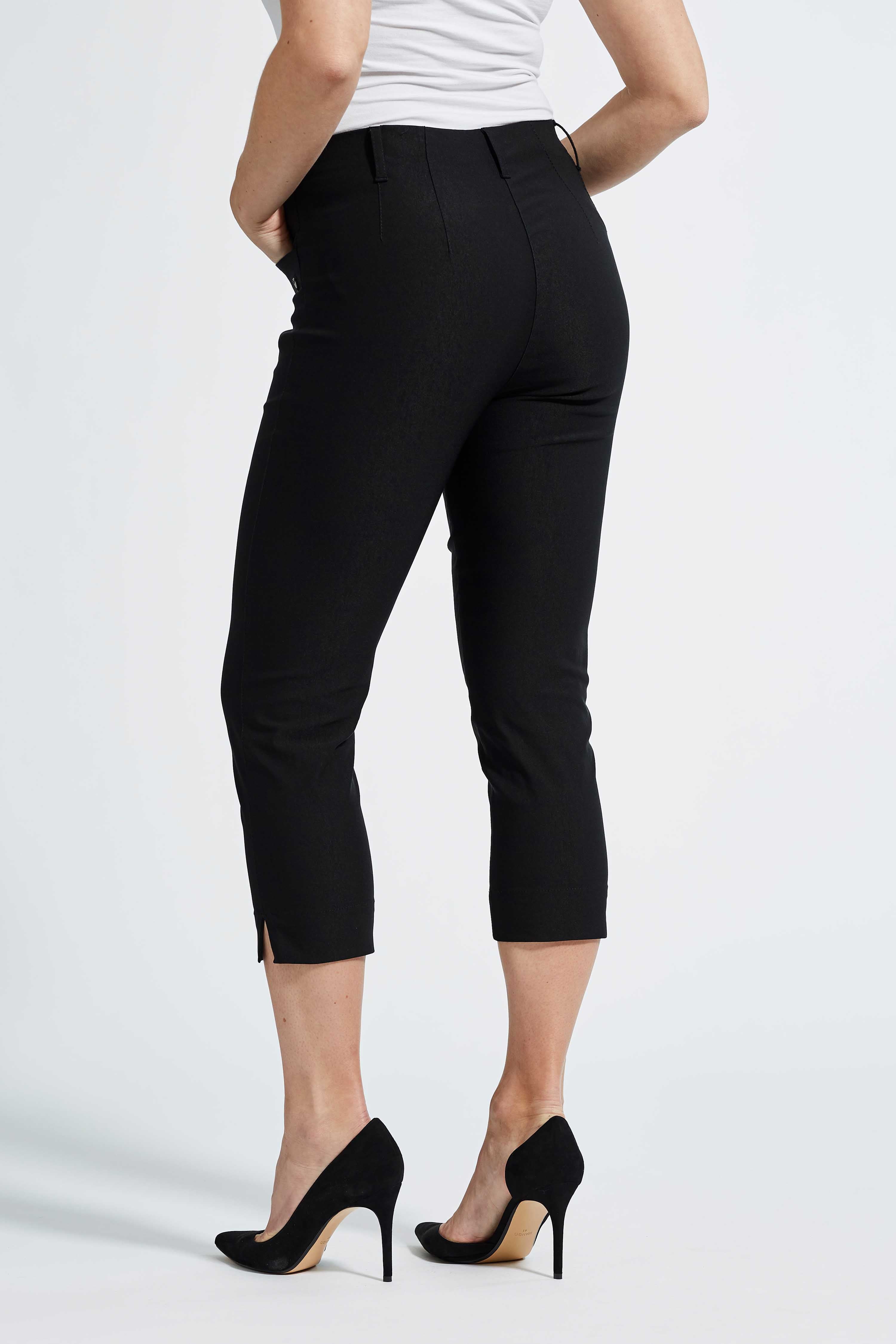 LAURIE Caroline Regular Capri Long Length Regular Schwarz