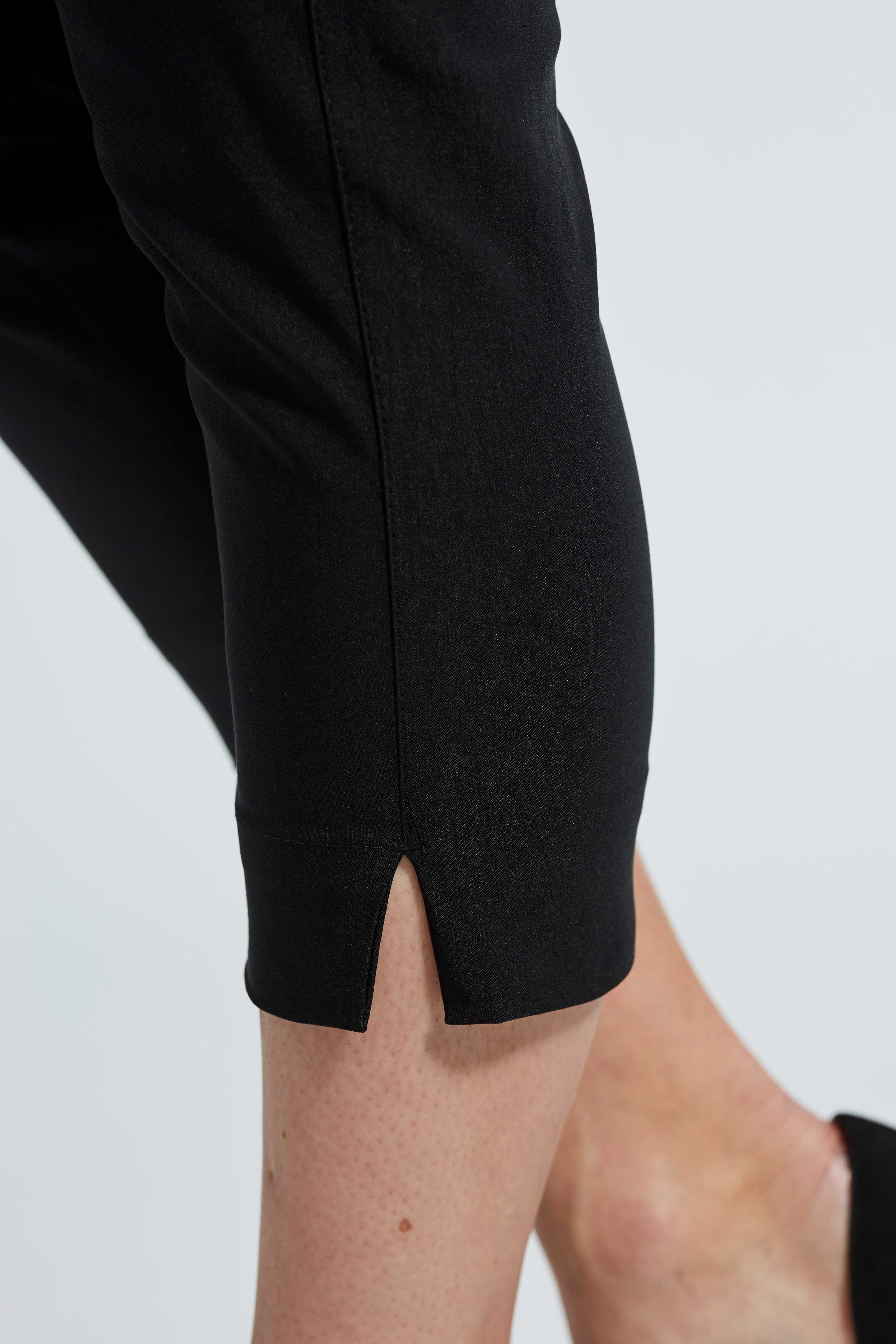 LAURIE Caroline Regular Capri Long Length Regular Schwarz