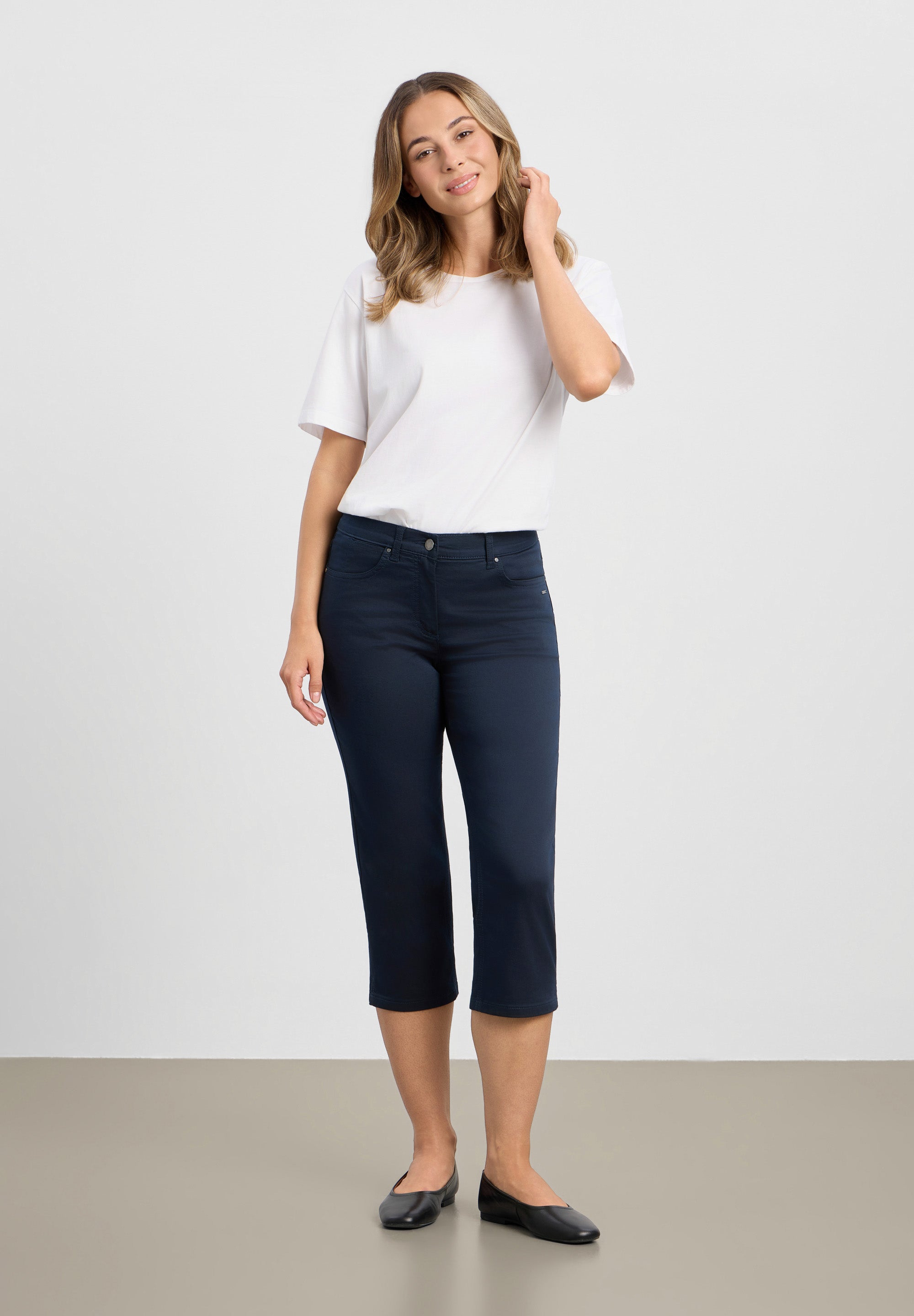 LAURIE Charlotte Capri Regular - Medium Length Regular Marine