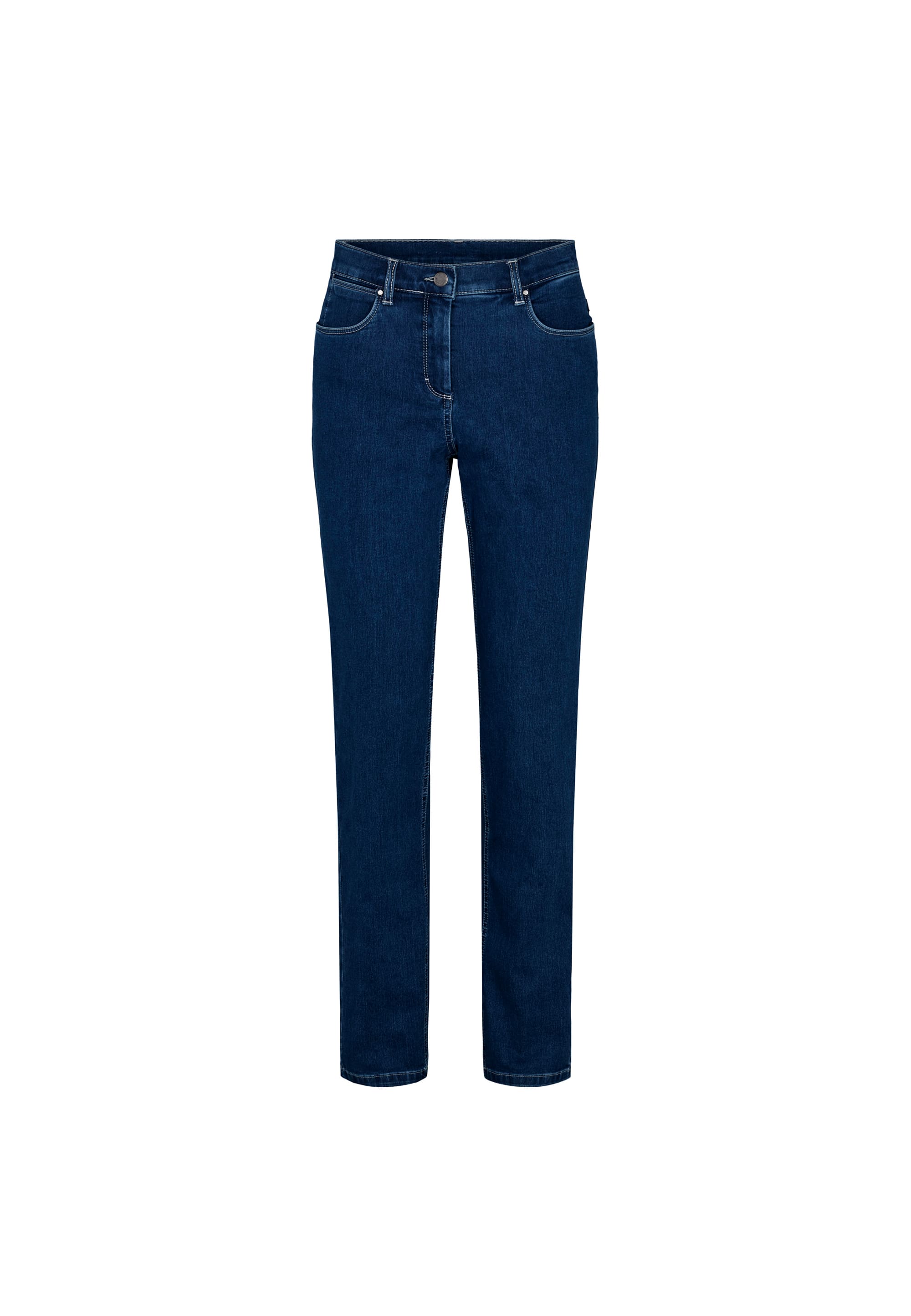 LAURIE Charlotte Regular - Long Length Trousers REGULAR 49501 Dark Blue Denim