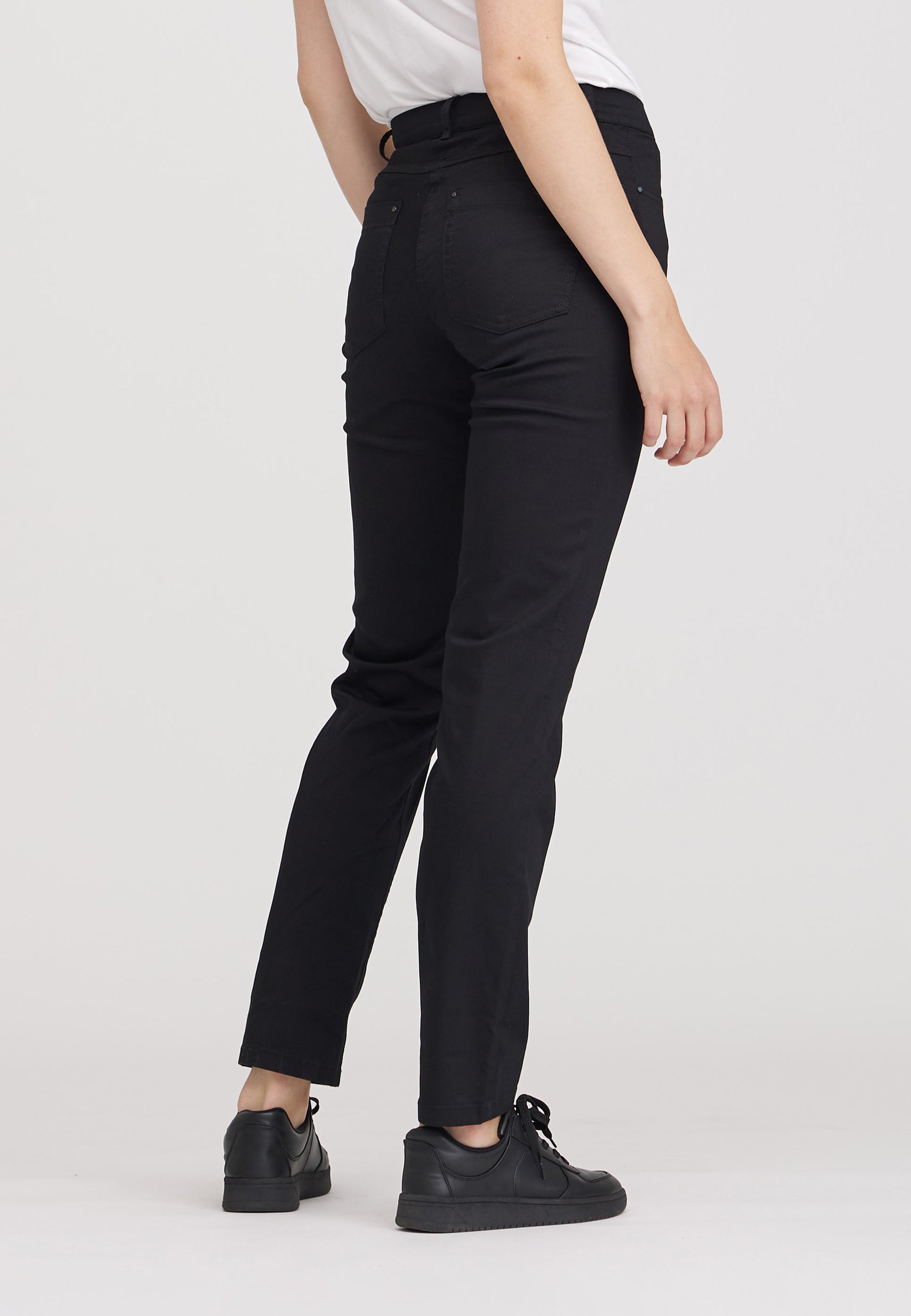 LAURIE  Charlotte Regular - Long Length Trousers REGULAR Schwarz