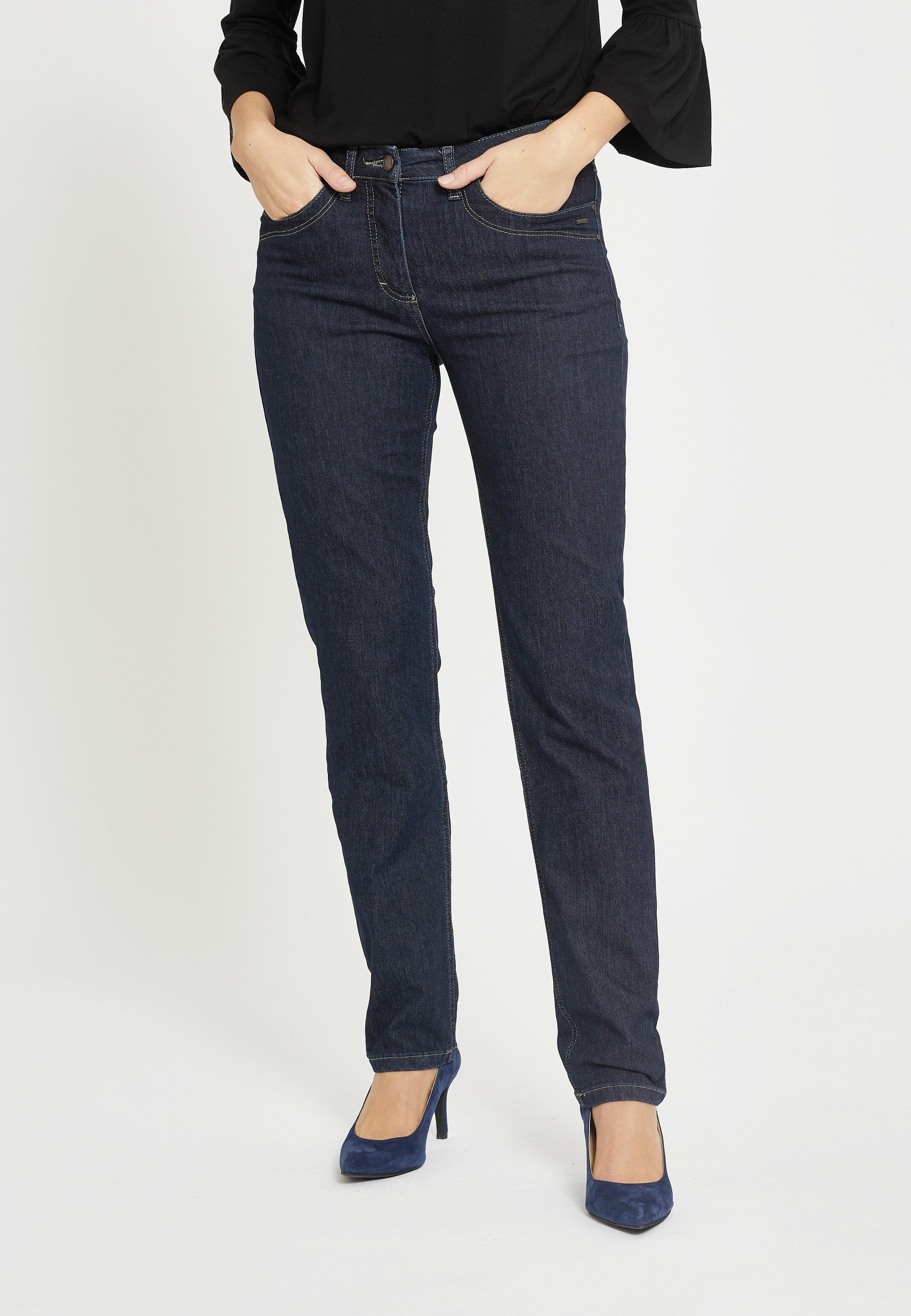 LAURIE Charlotte Regular - Medium Length Regular Dunkelblauer denim