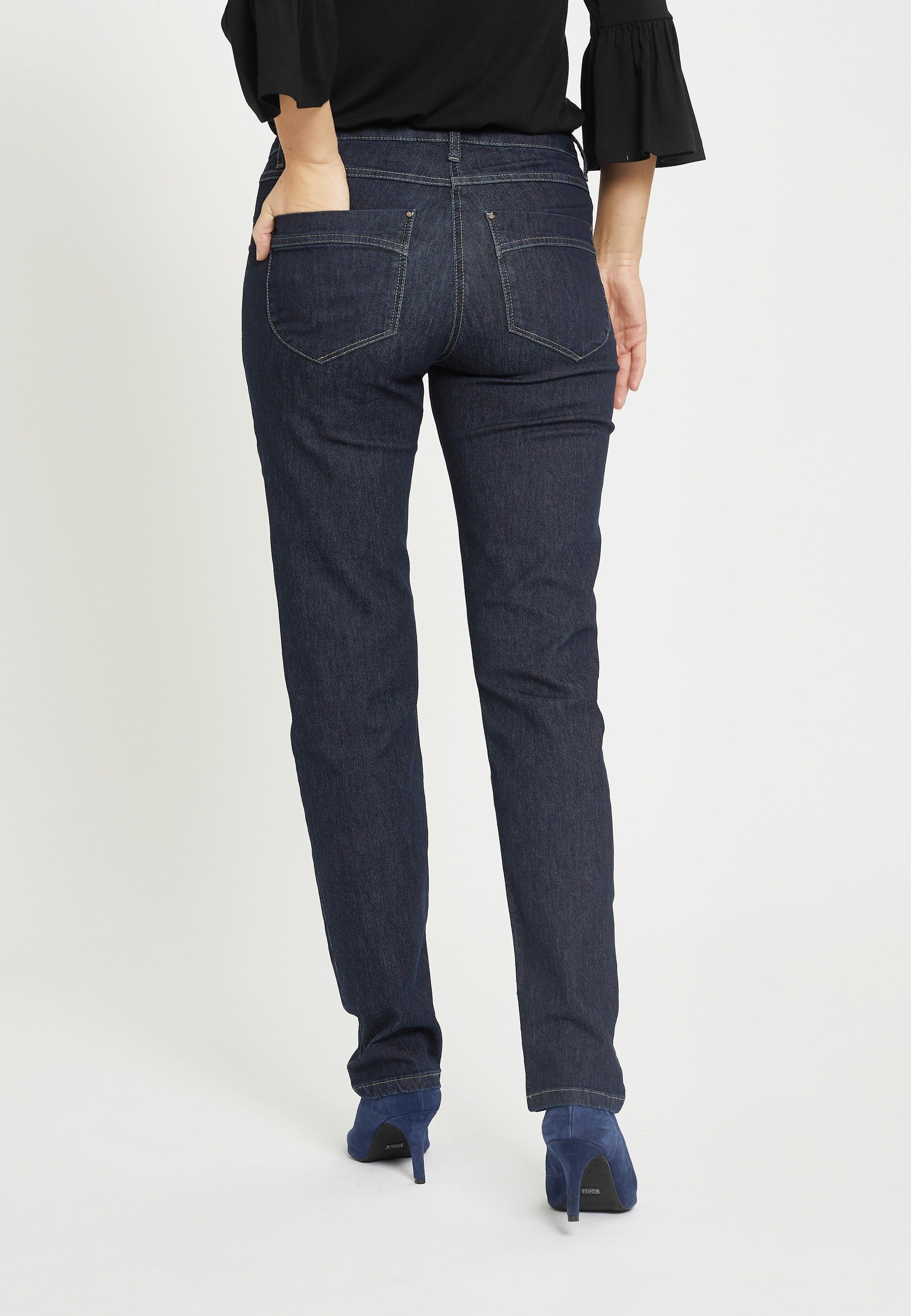 LAURIE Charlotte Regular - Medium Length Regular Dunkelblauer denim