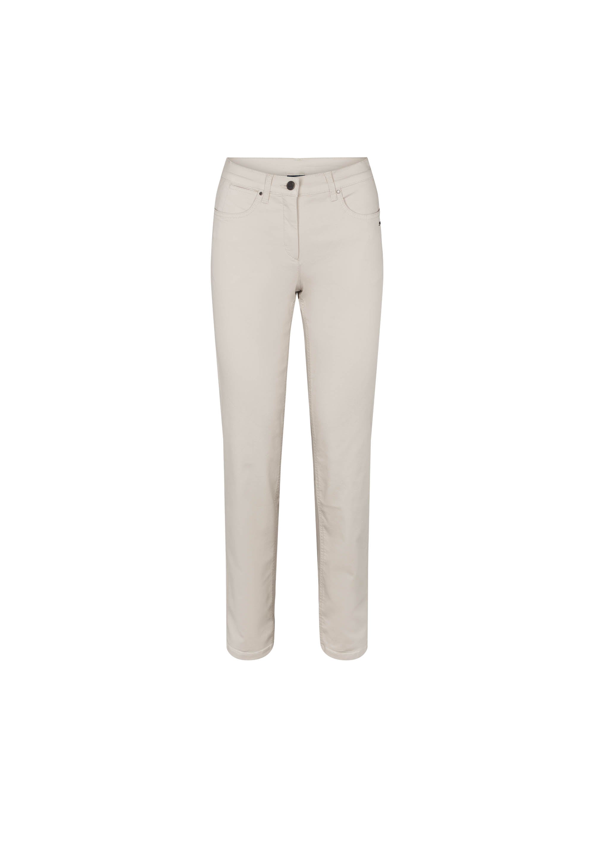 LAURIE Charlotte Regular - Short Length Trousers REGULAR Grau sand
