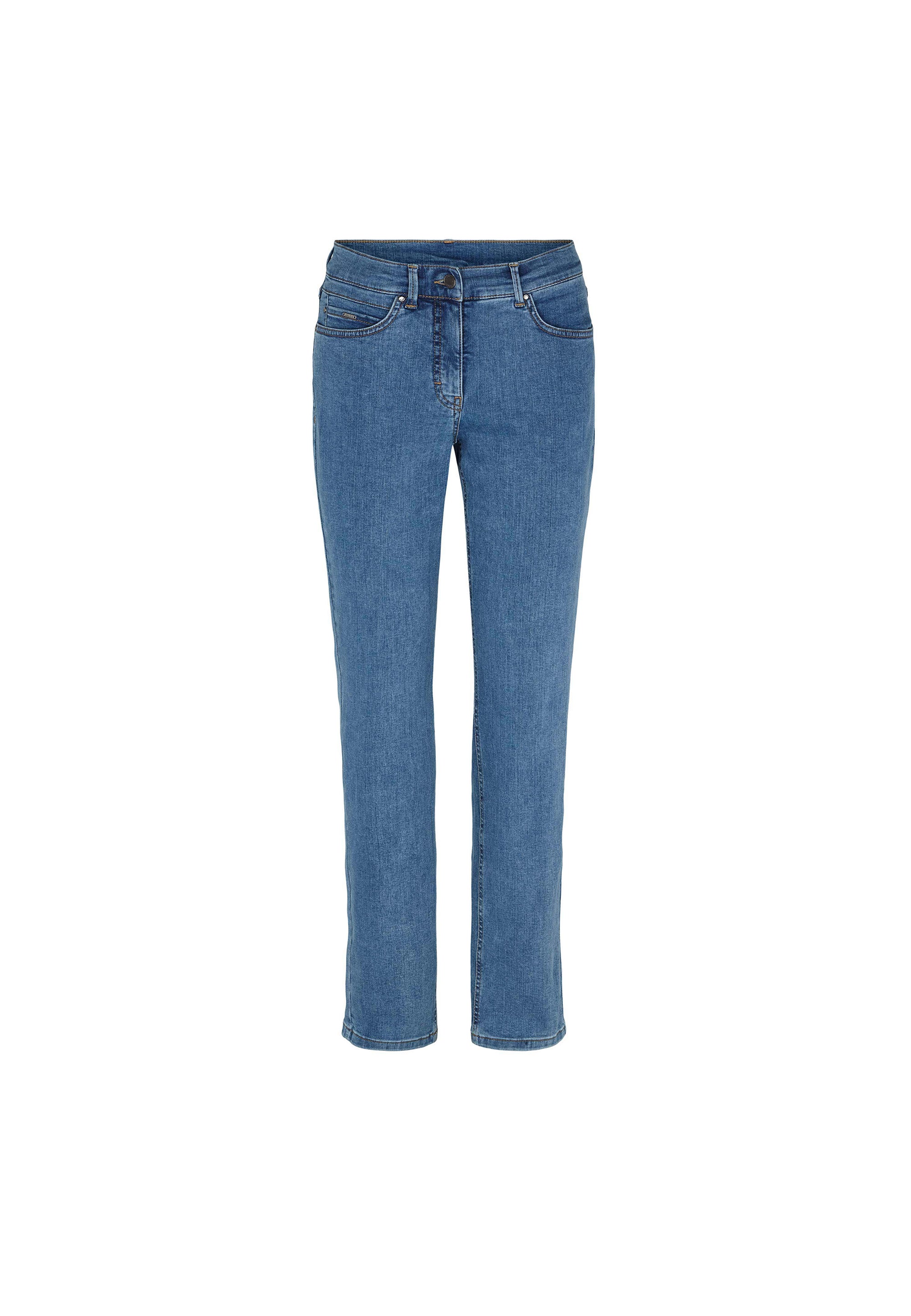 LAURIE  Christie Regular - Medium Length Trousers REGULAR Blau Denim