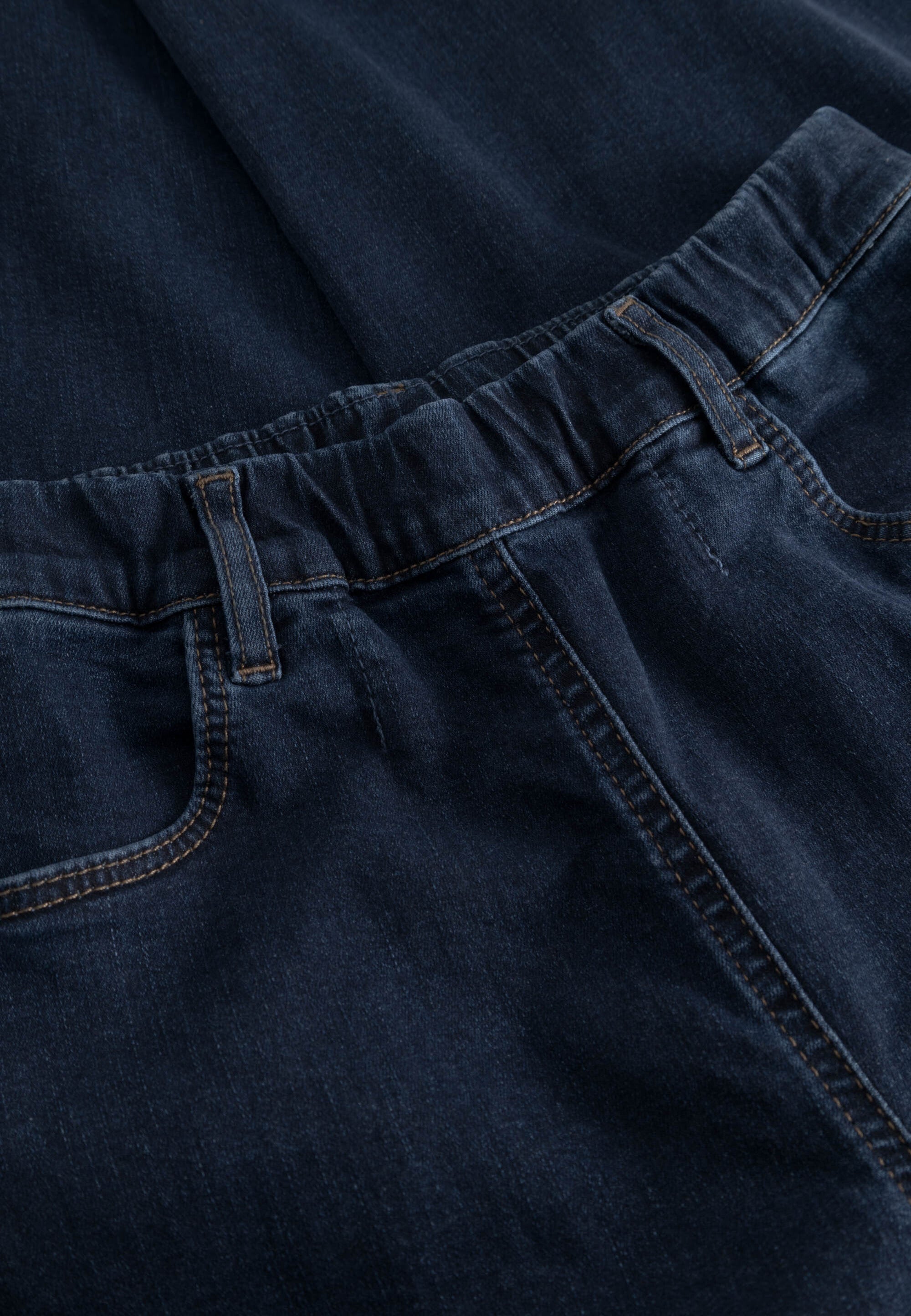 LAURIE Donna Loose - Medium Length Loose Dunkelblauer denim
