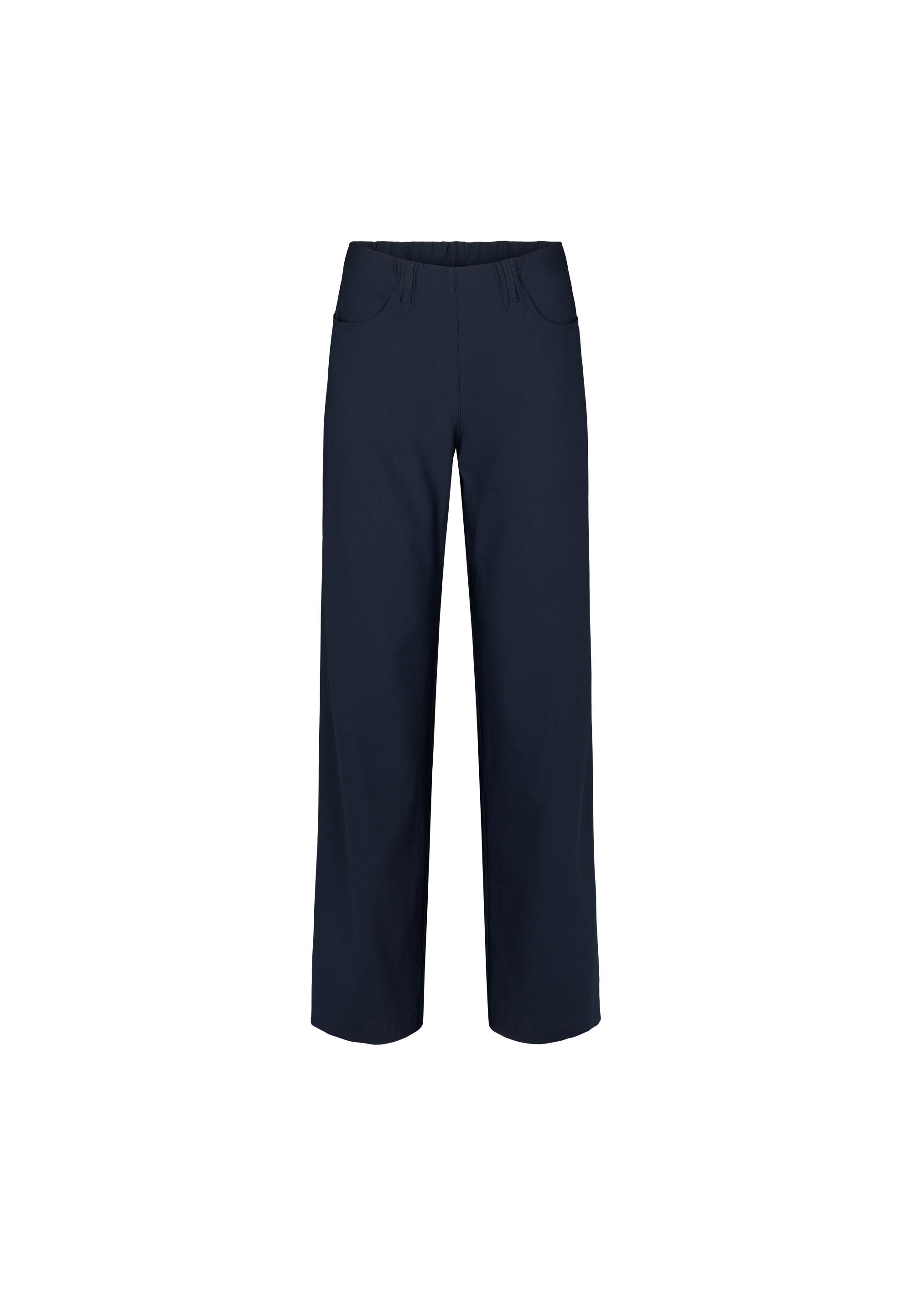 LAURIE Donna Loose - Medium Length Trousers LOOSE Marine