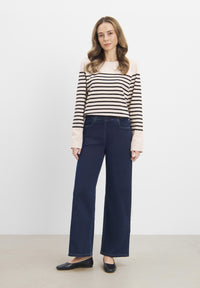 LAURIE Donna Loose - Short Length Loose Dunkelblauer denim