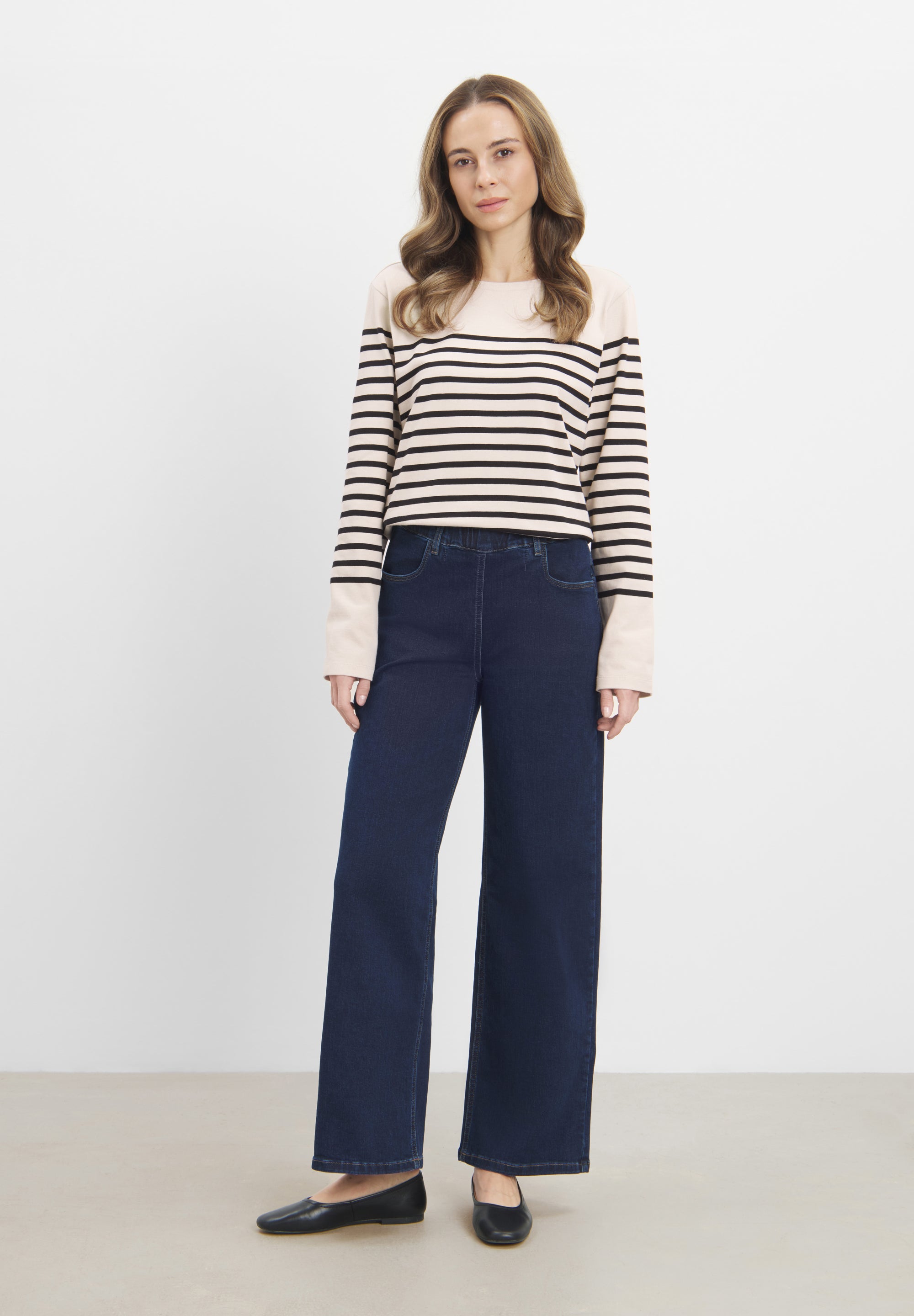 LAURIE Donna Loose - Short Length Loose Dunkelblauer denim