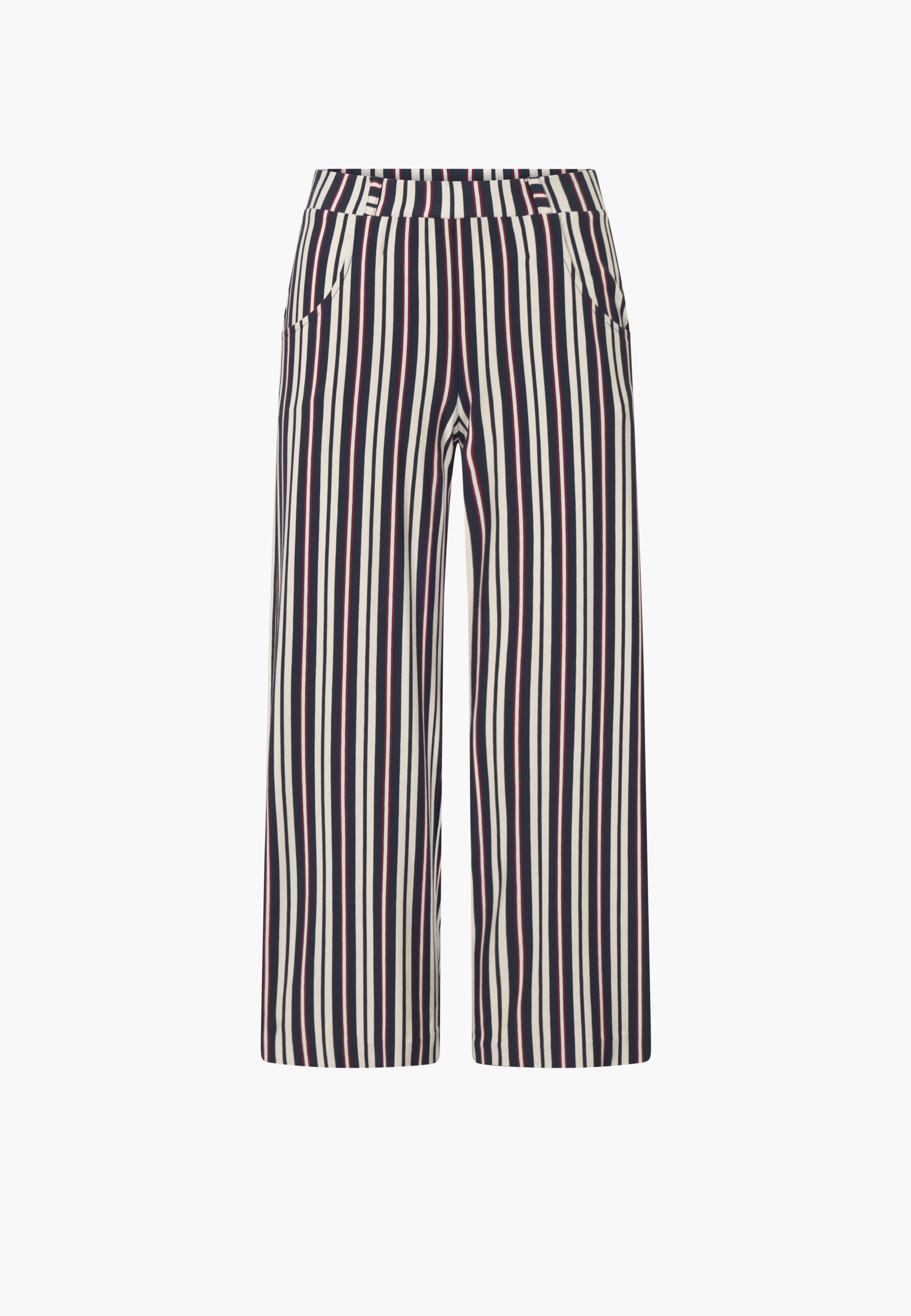 LAURIE Donna Loose Jersey Crop Loose 49139 Nautical Stripe