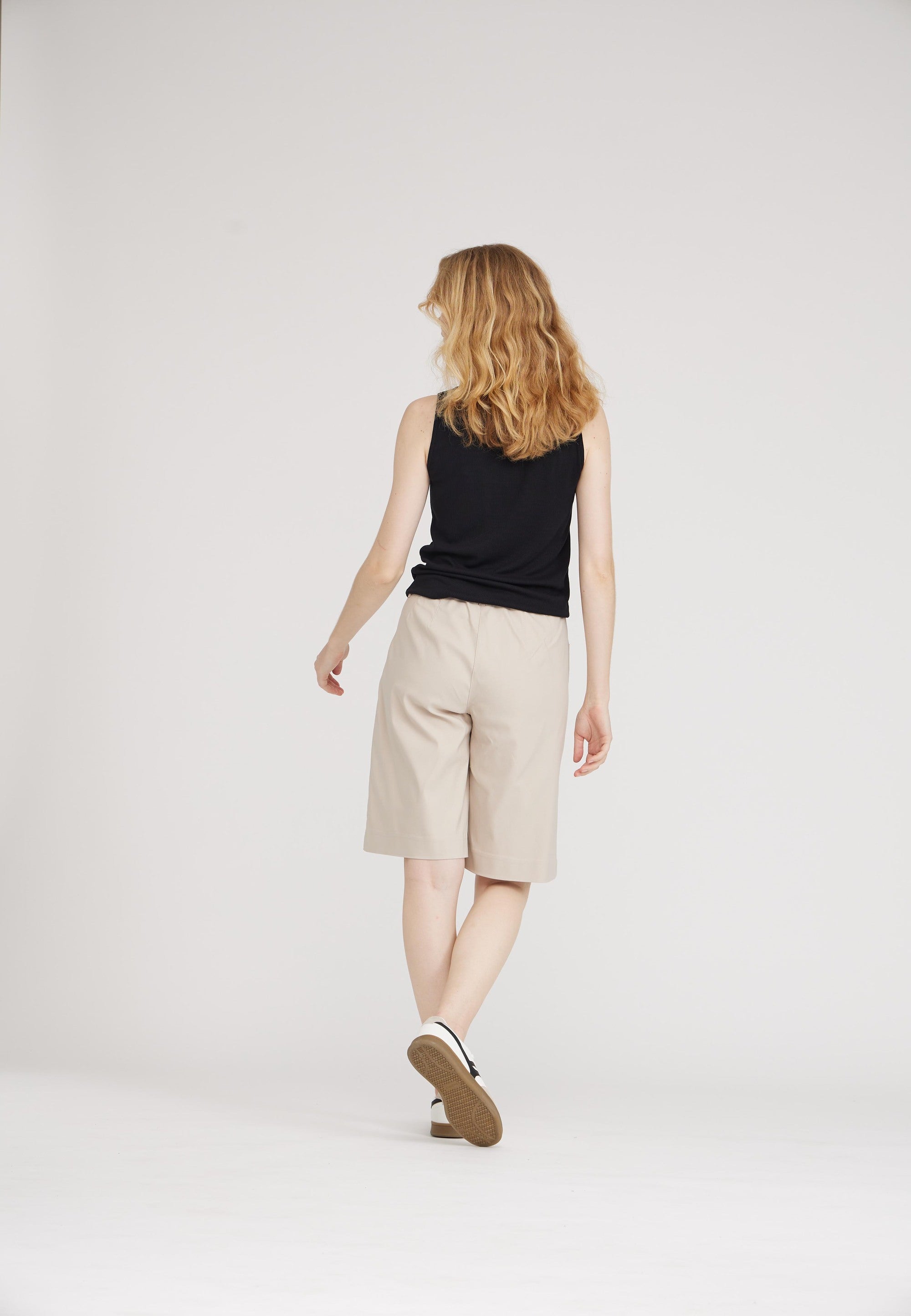LAURIE Donna Loose Shorts Loose Grau sand