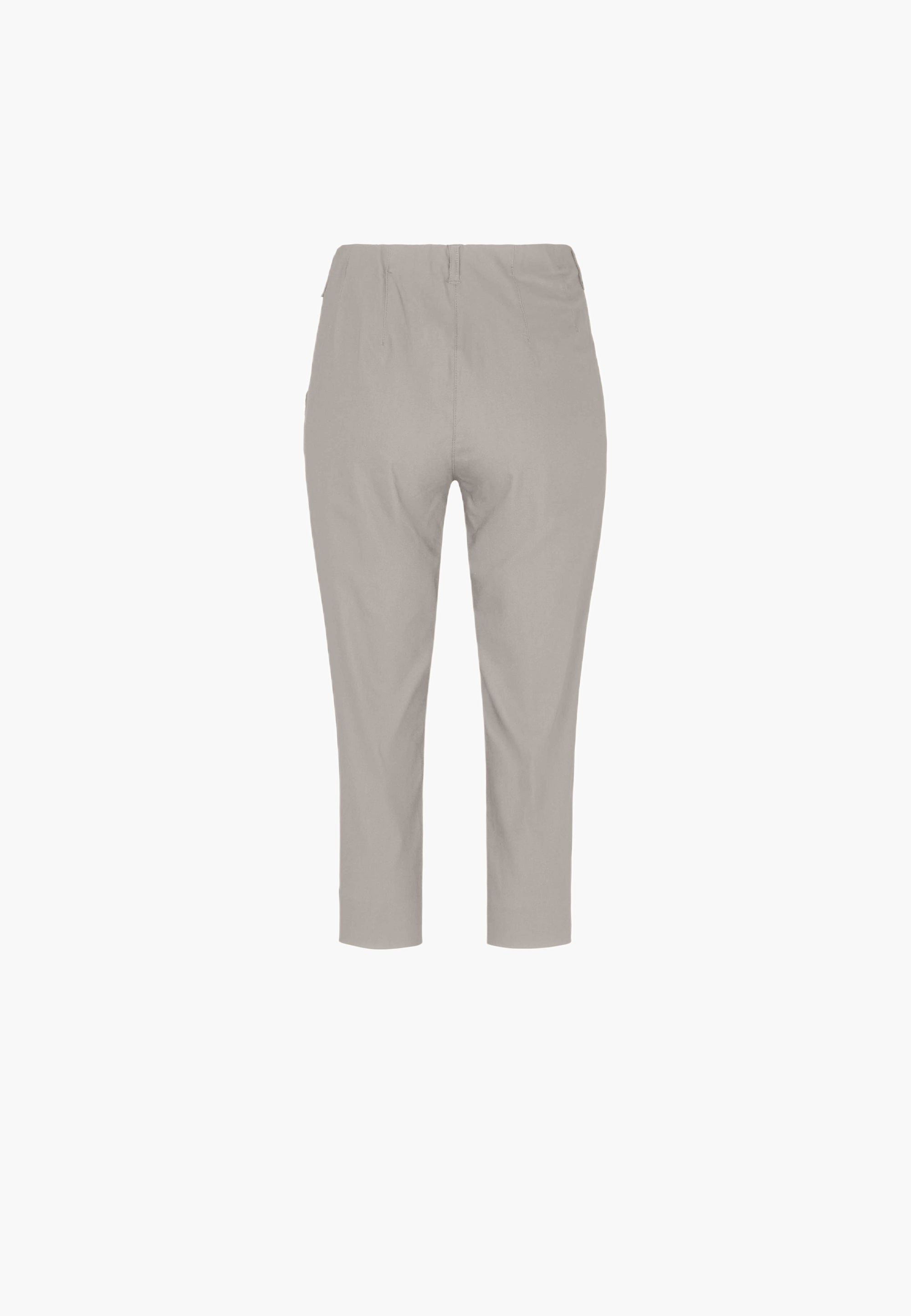 LAURIE Elizabeth Slim Capri Medium Length Slim Grau sand