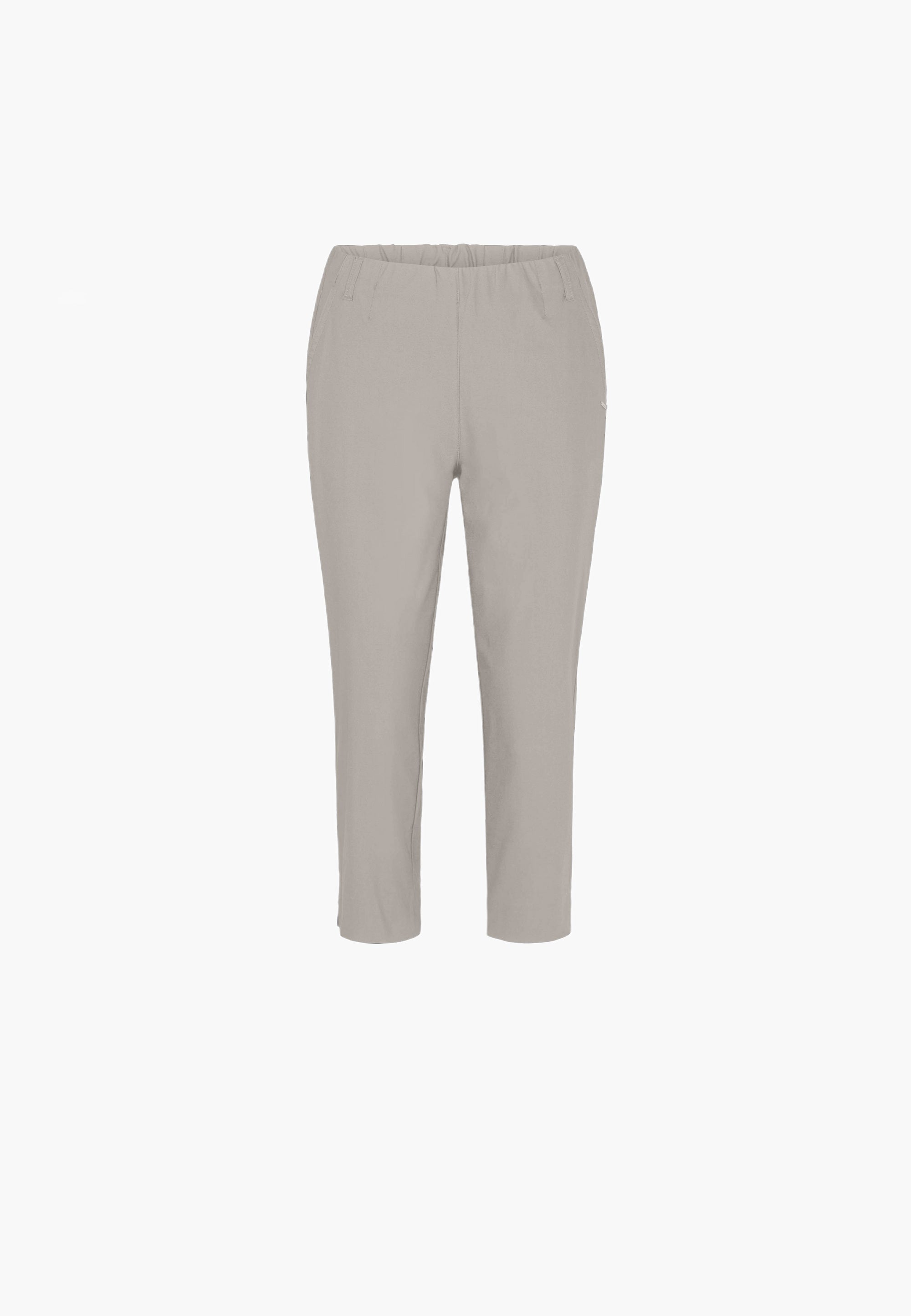 LAURIE Elizabeth Slim Capri Medium Length Slim Grau sand
