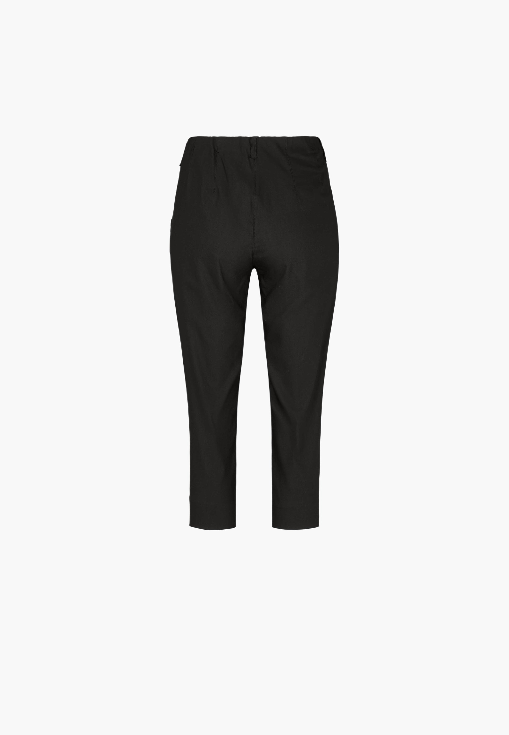 LAURIE Elizabeth Slim Capri Medium Length Slim Schwarz
