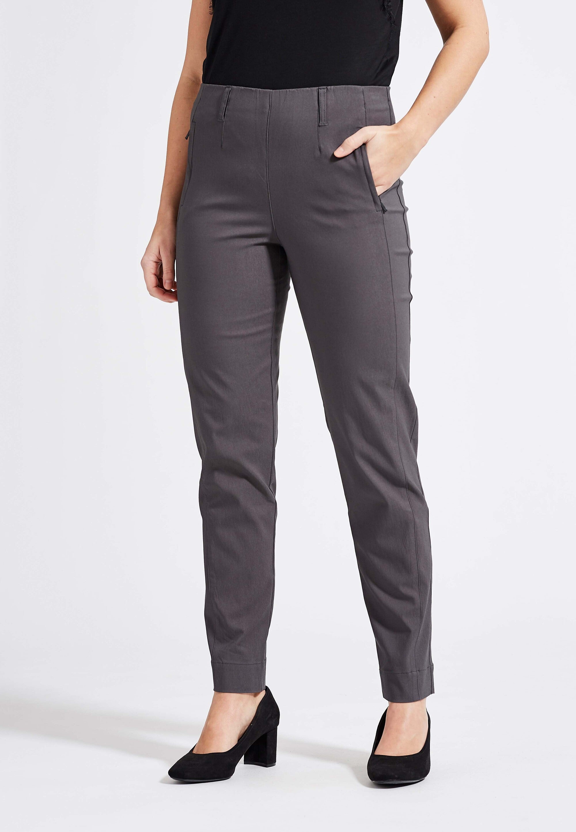 LAURIE Gaby Regular - Medium Length Regular Anthrazit gebürstet