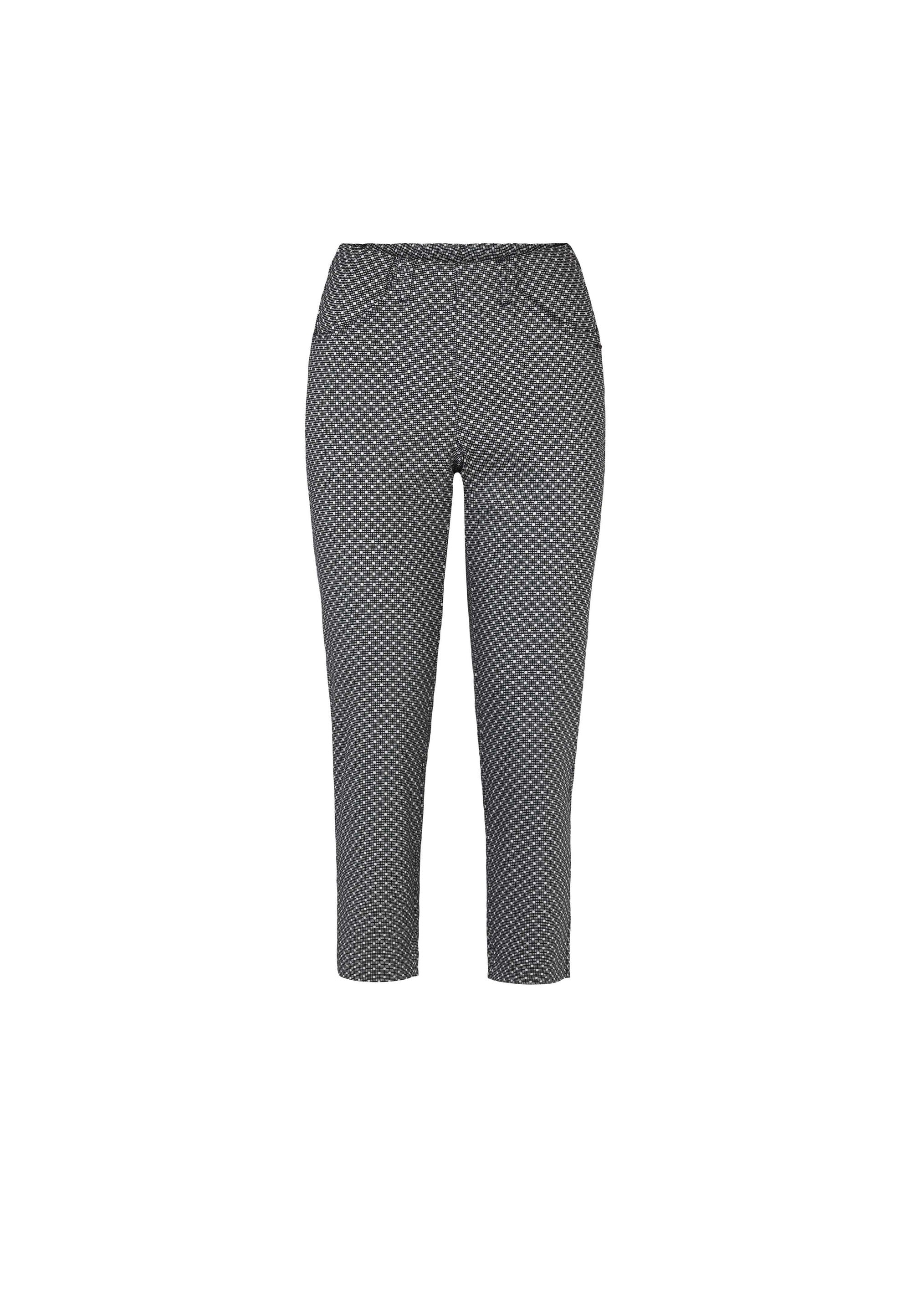 LAURIE Grace - Crop Slim Marine jacquard