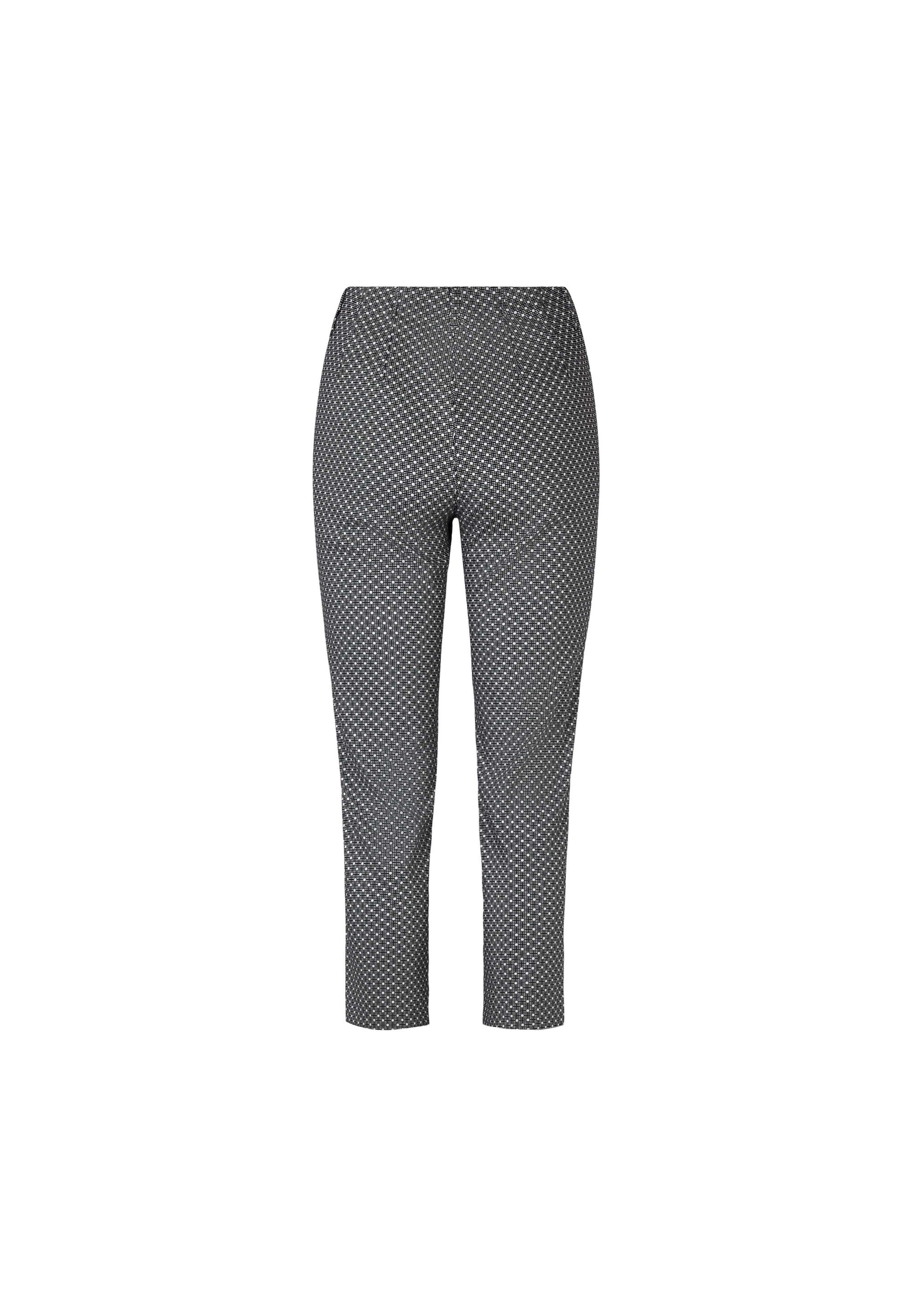 LAURIE Grace - Crop Slim Marine jacquard