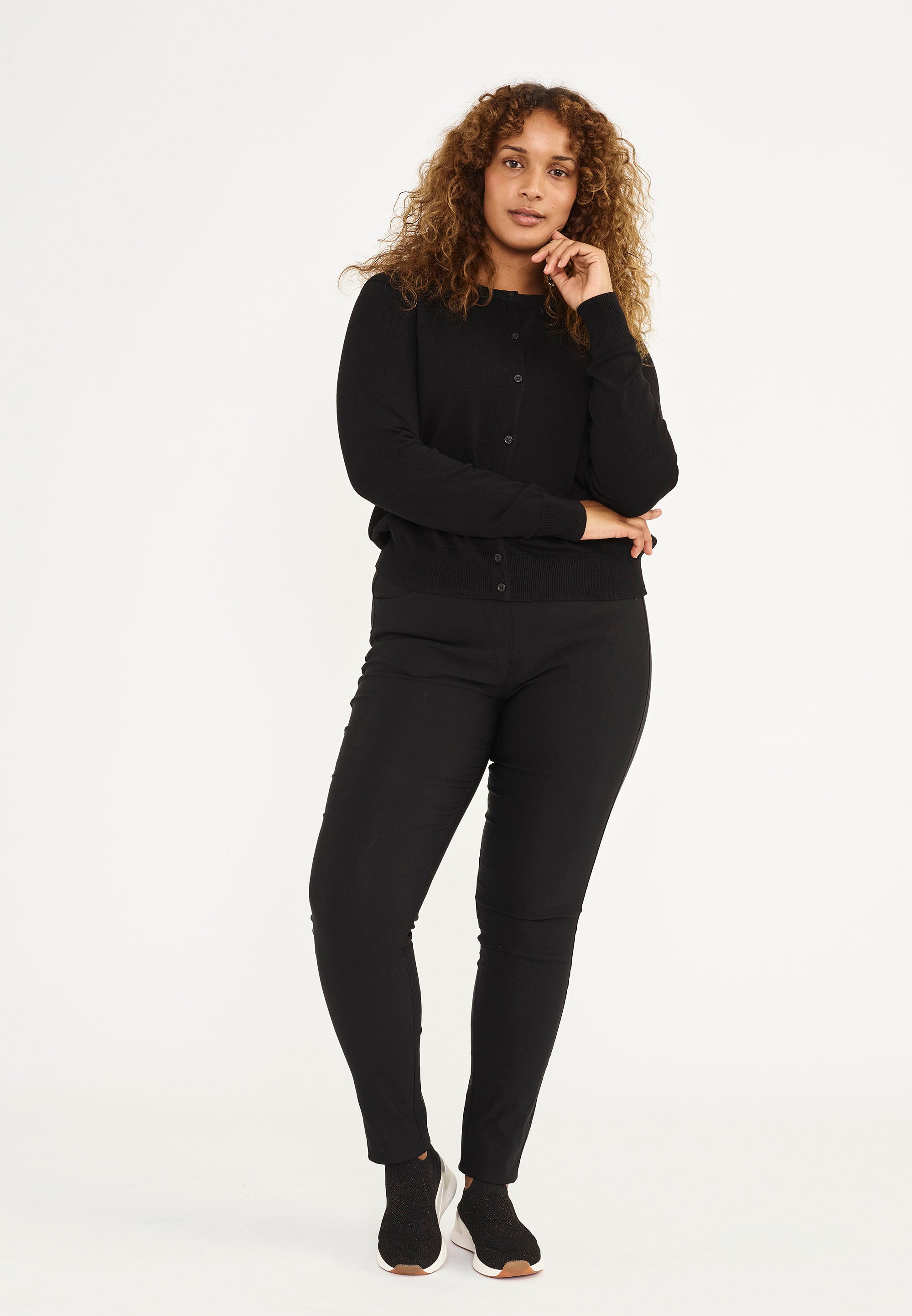 LAURIE Grace Slim - Medium Length Slim Schwarz