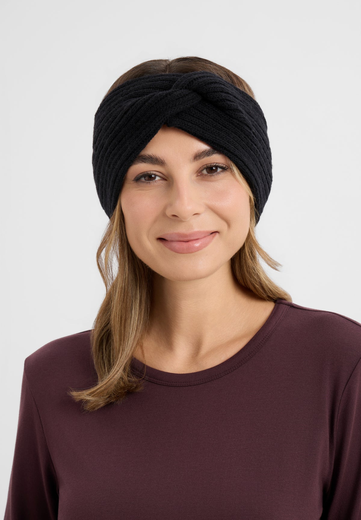 LAURIE Headband Twist Accessories Schwarz