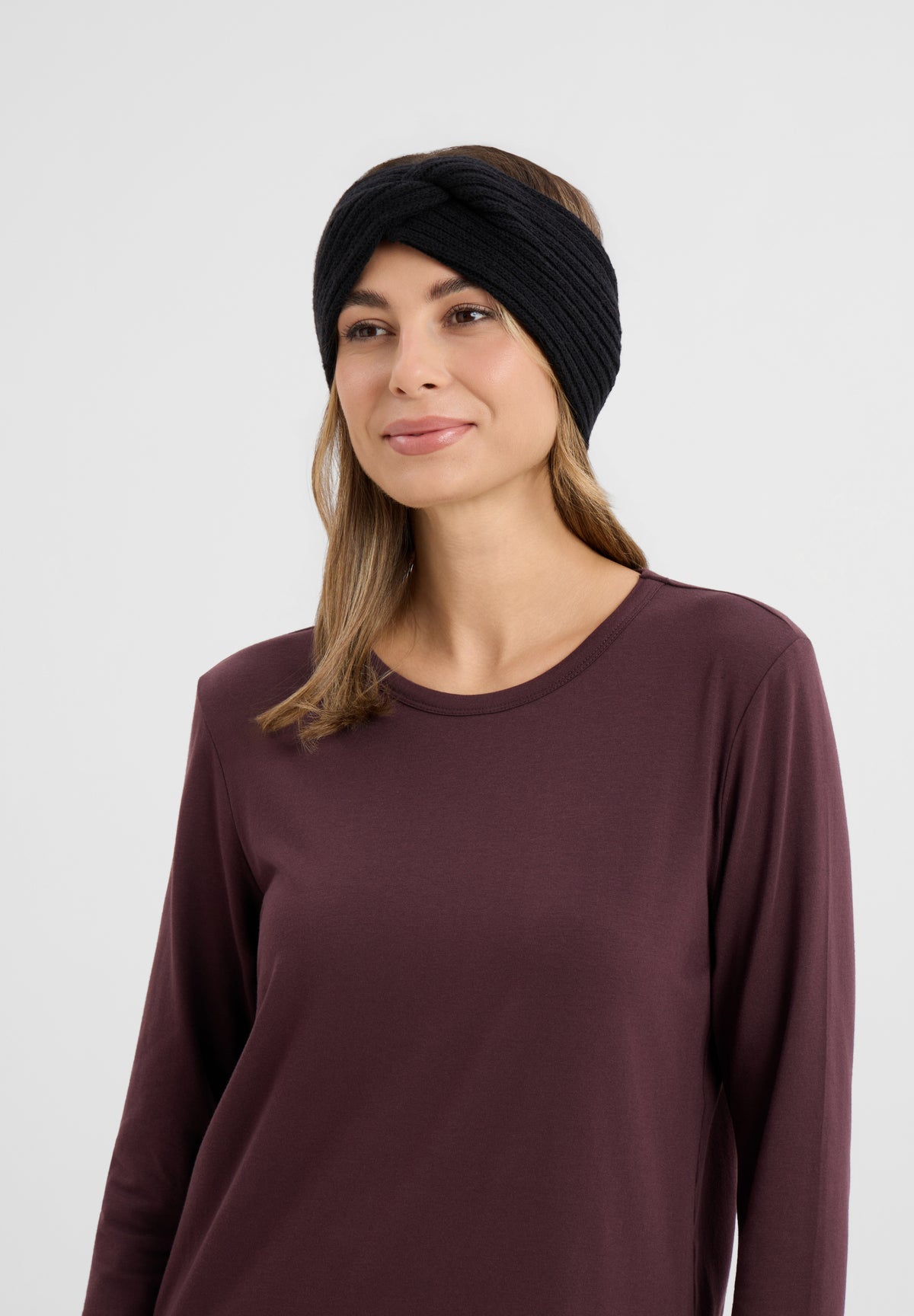 LAURIE Headband Twist Accessories Schwarz