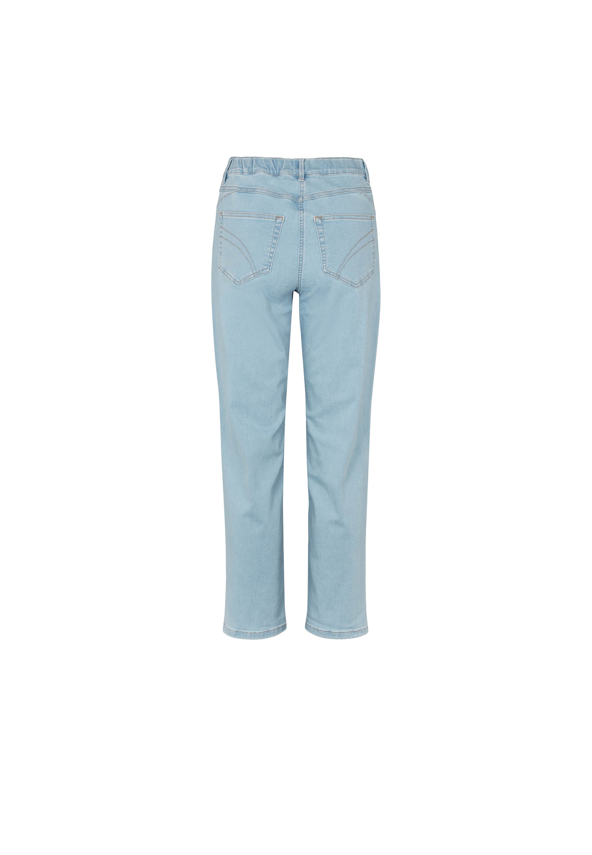 LAURIE  Helen Straight - Extra Short Length Trousers STRAIGHT 49301 Light Blue Denim