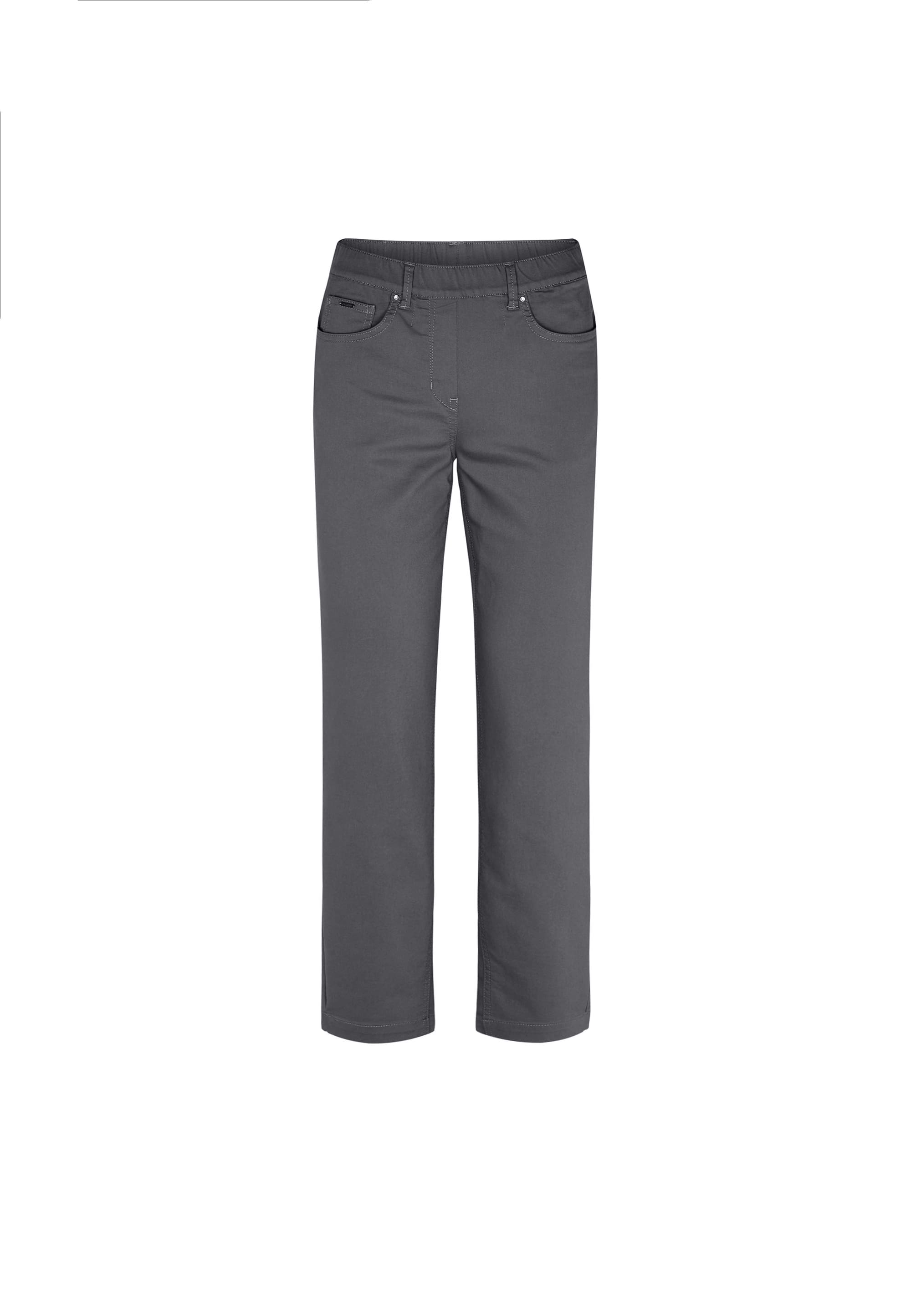 LAURIE  Helen Straight - Medium Length Trousers STRAIGHT Anthrazit