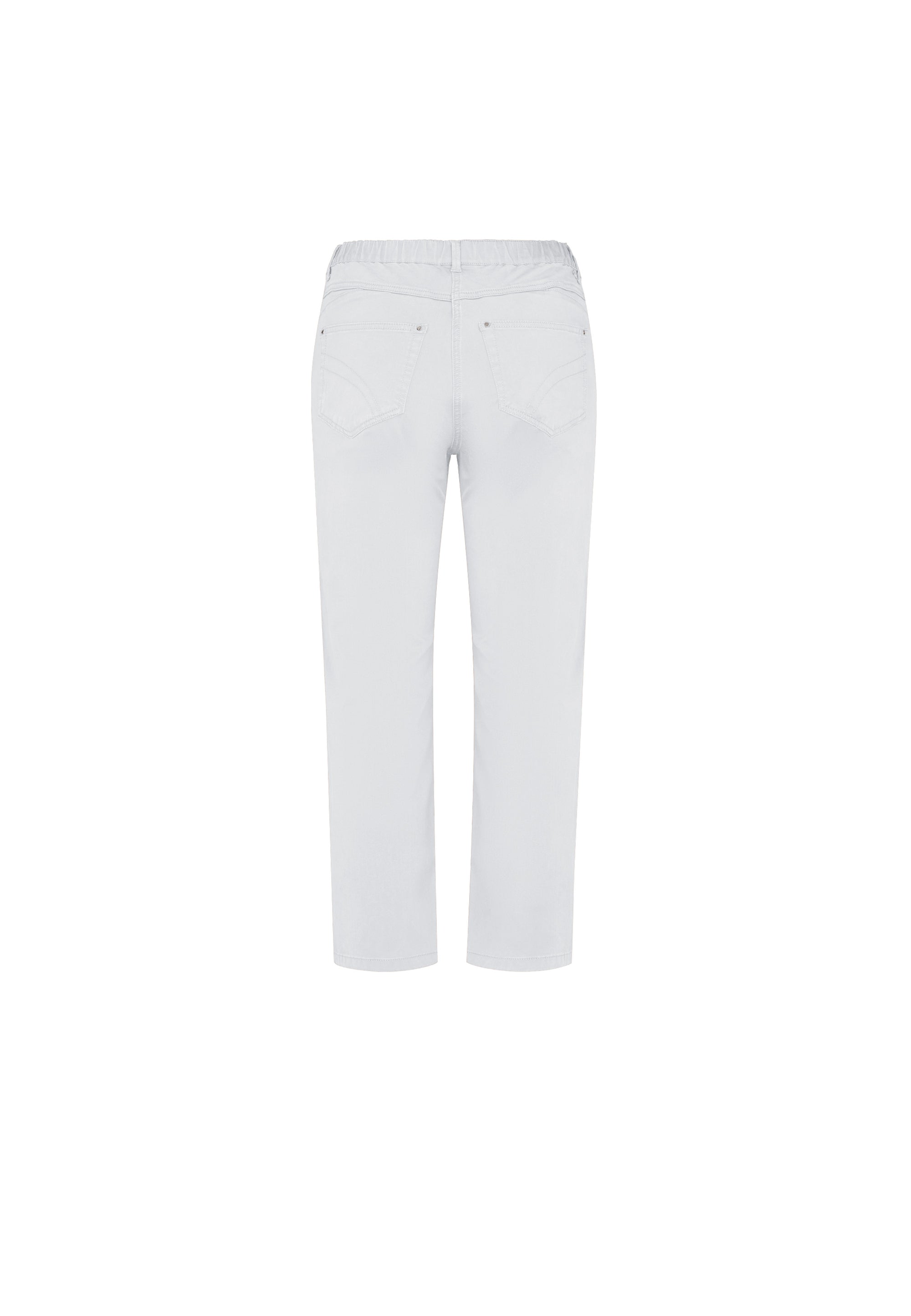 LAURIE Helen Straight Crop Trousers STRAIGHT Weiss
