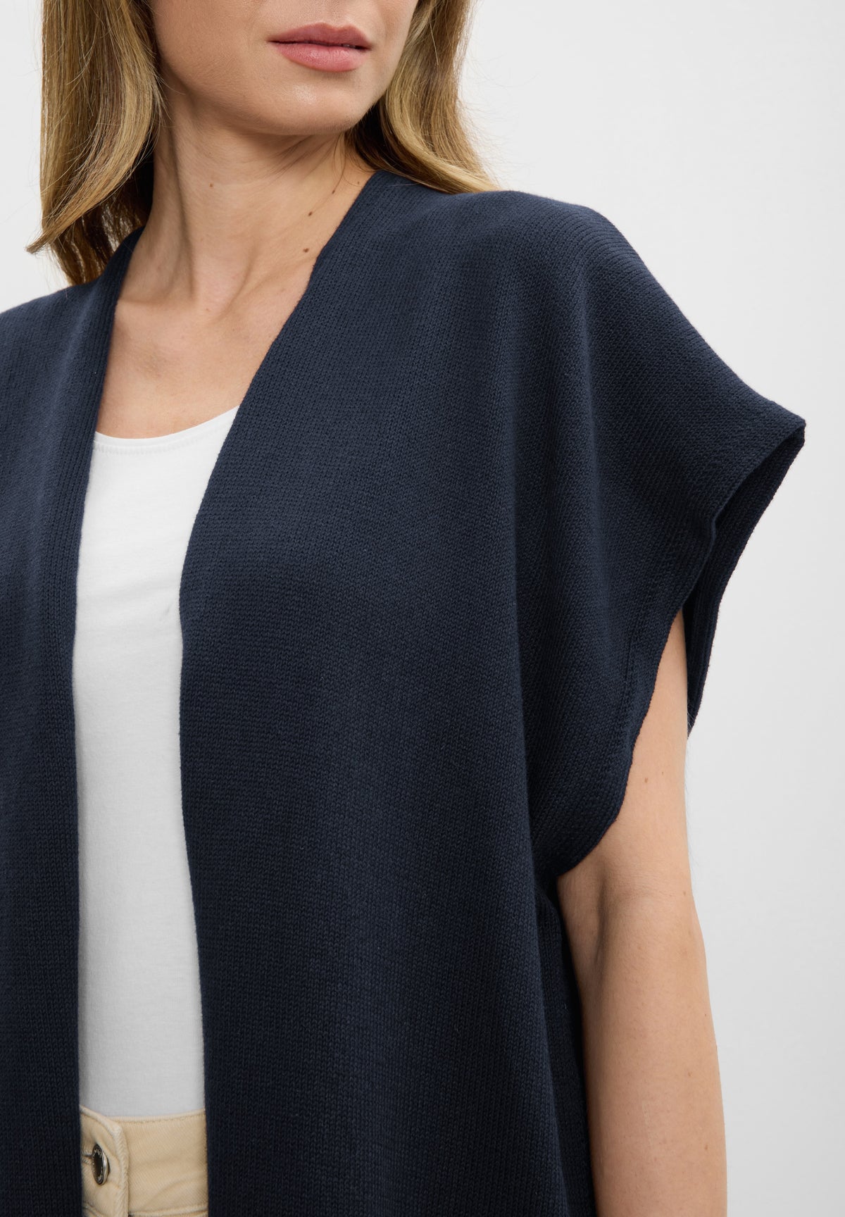 LAURIE Isabell vest Knitwear Marine