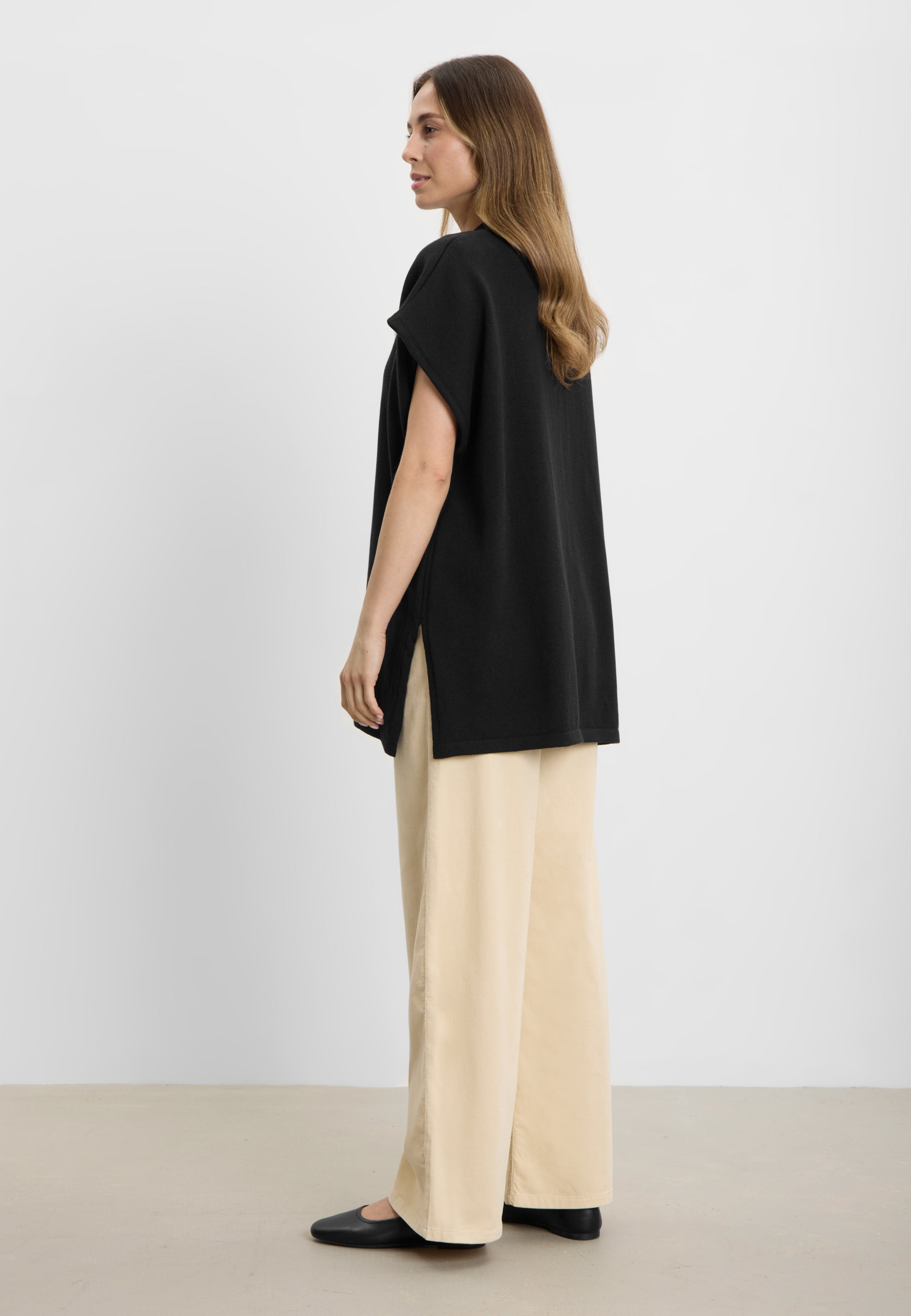 LAURIE Isabell vest Regular Schwarz